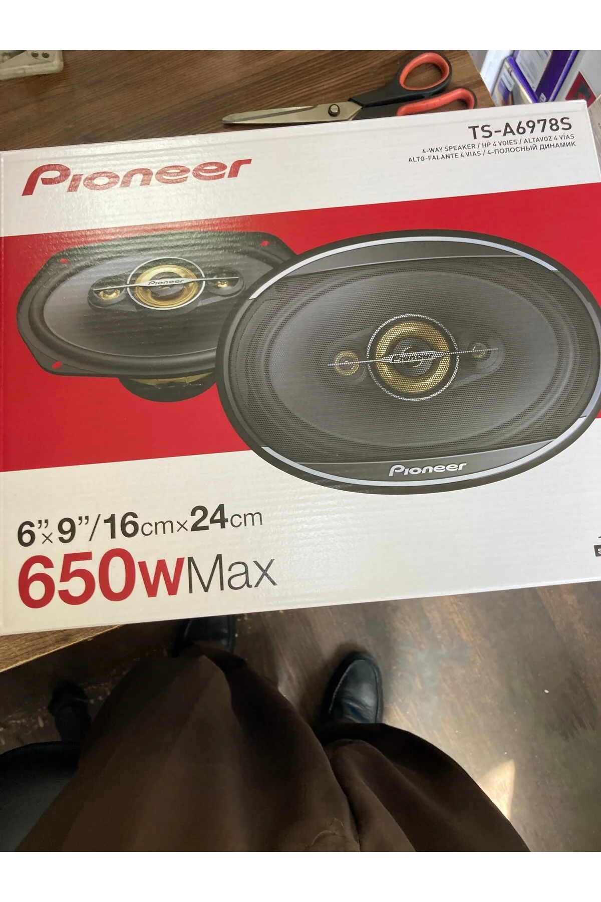 کابین صوتی بلندگو خودکار PIONEER TS A6978S 650W Pioneer