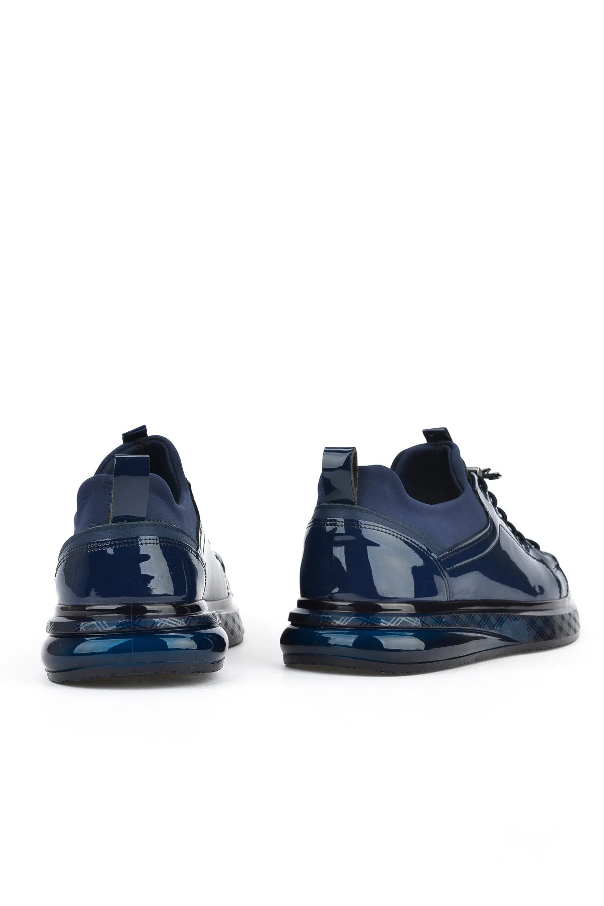 کفش کژوال روزانه آبی مردانه چرمی وگان 1511023Z708122 NAVY BLUE زیا Ziya