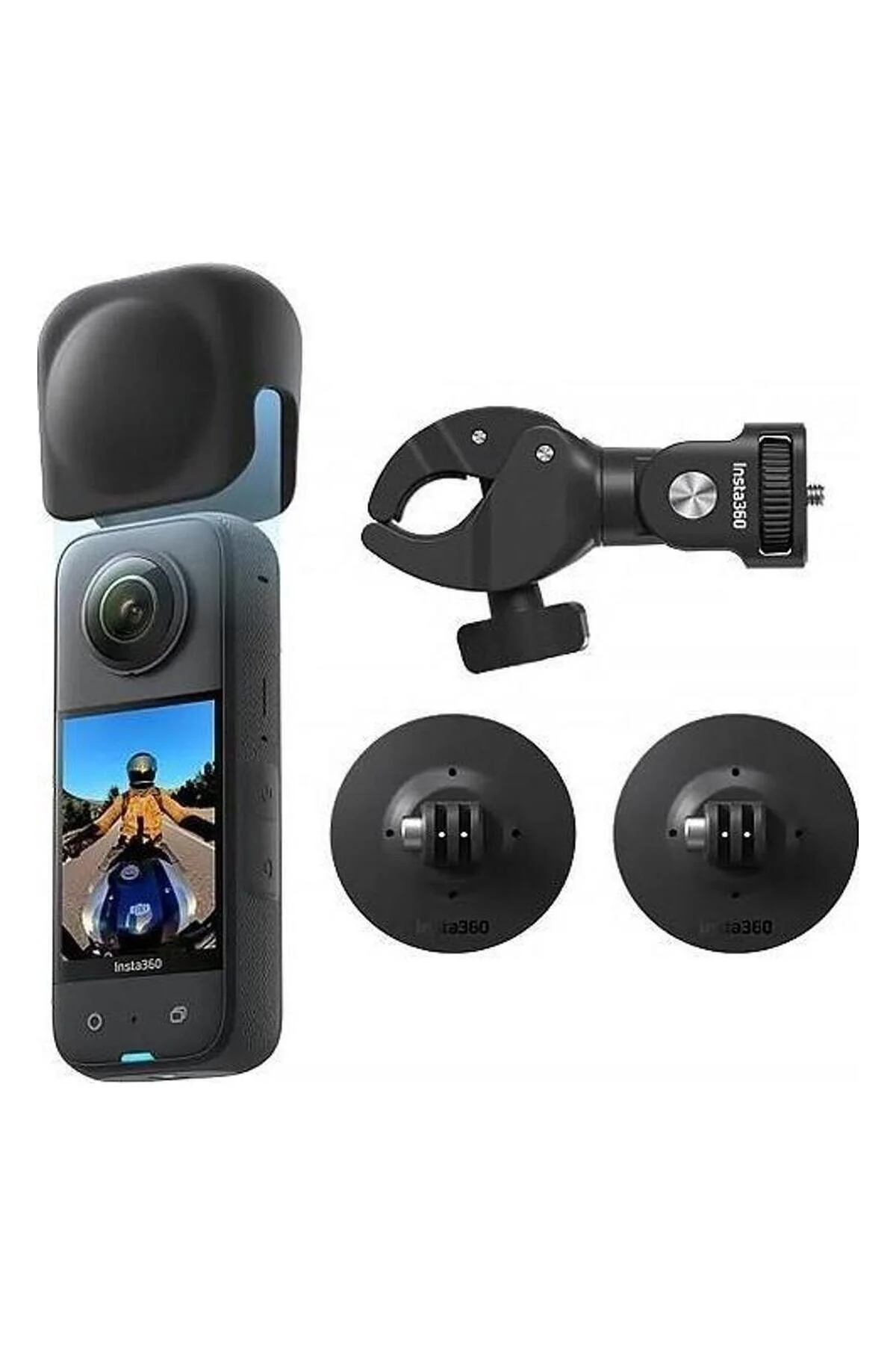 لوازم جانبی دوربین و عکس کیت موتور سیکلت X3 360 Insta360