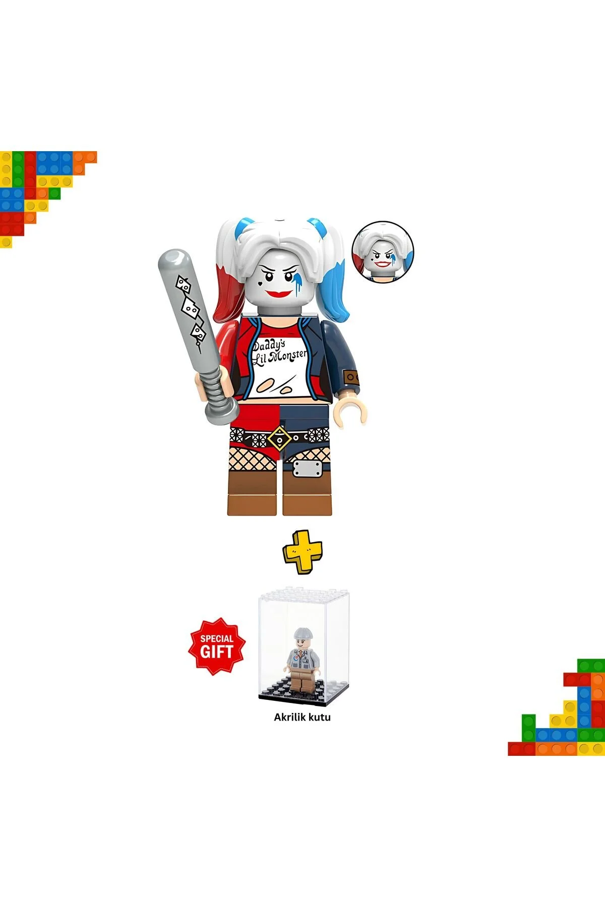 مینی فیگور HARLEY QUINN با جعبه اورجینال Geekland