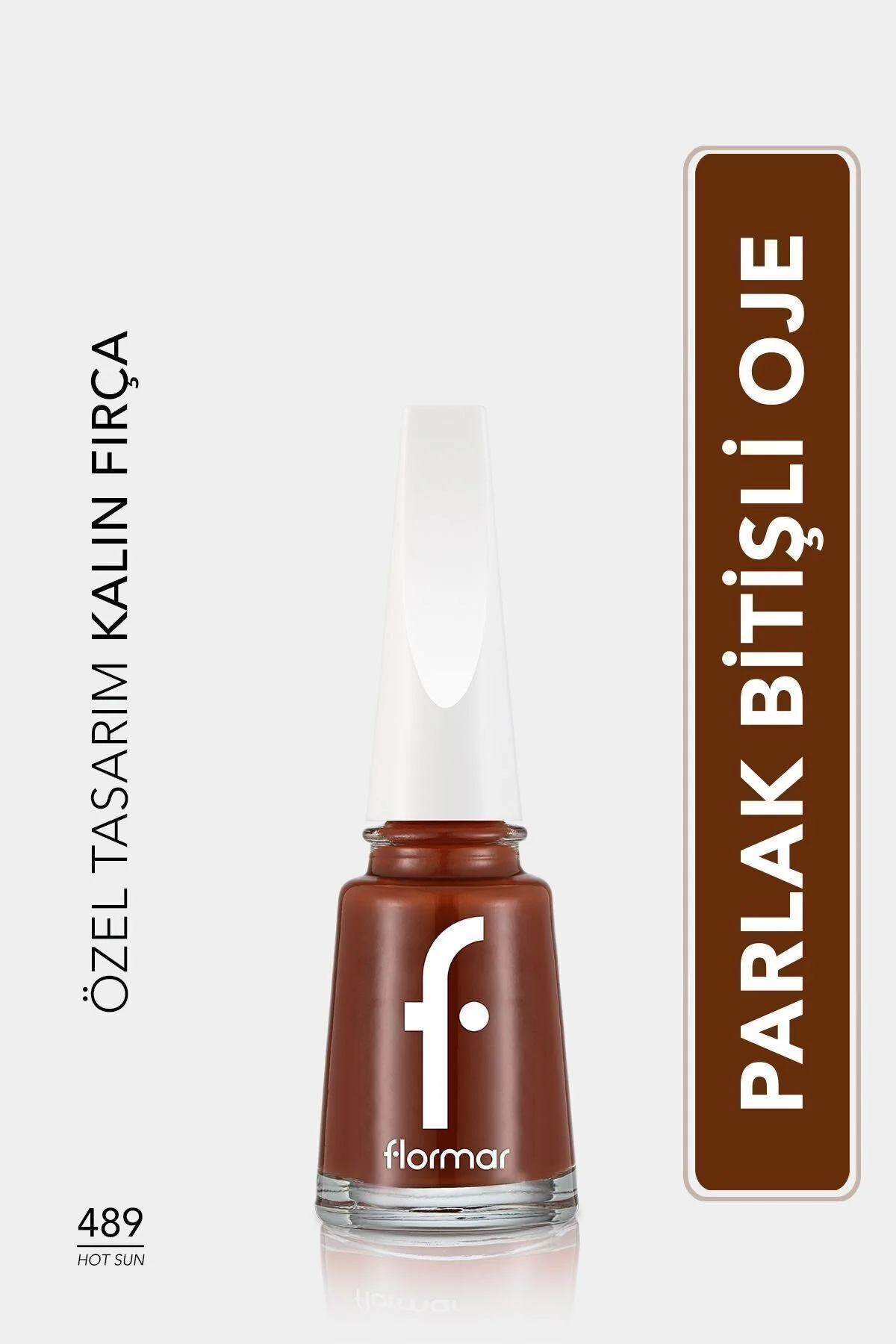Flormar رژنیل ناخن 537 کیک با قهوه