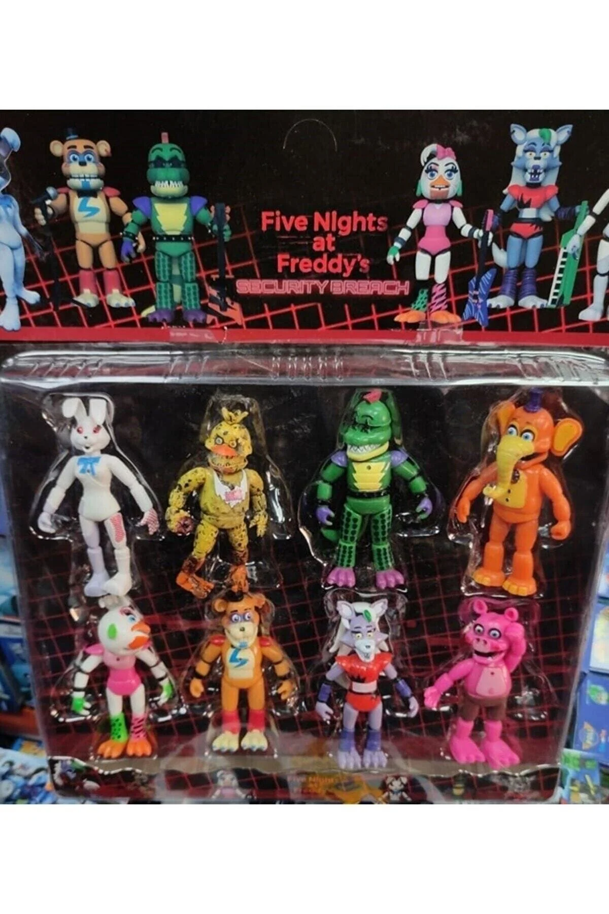 اسباب بازی های فیگور دیگر مجموعه 8 عددی 15 سانتی متری FIVE NIGHTS AT FREDDY'S CHARACTER FREDDY MuditaToys