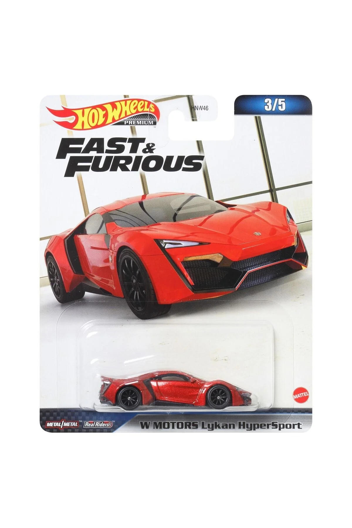 ماشین اسباب بازی خودروهای پریمیوم سریع و خشمگین HNW49 از ترکیه HOT WHEELS