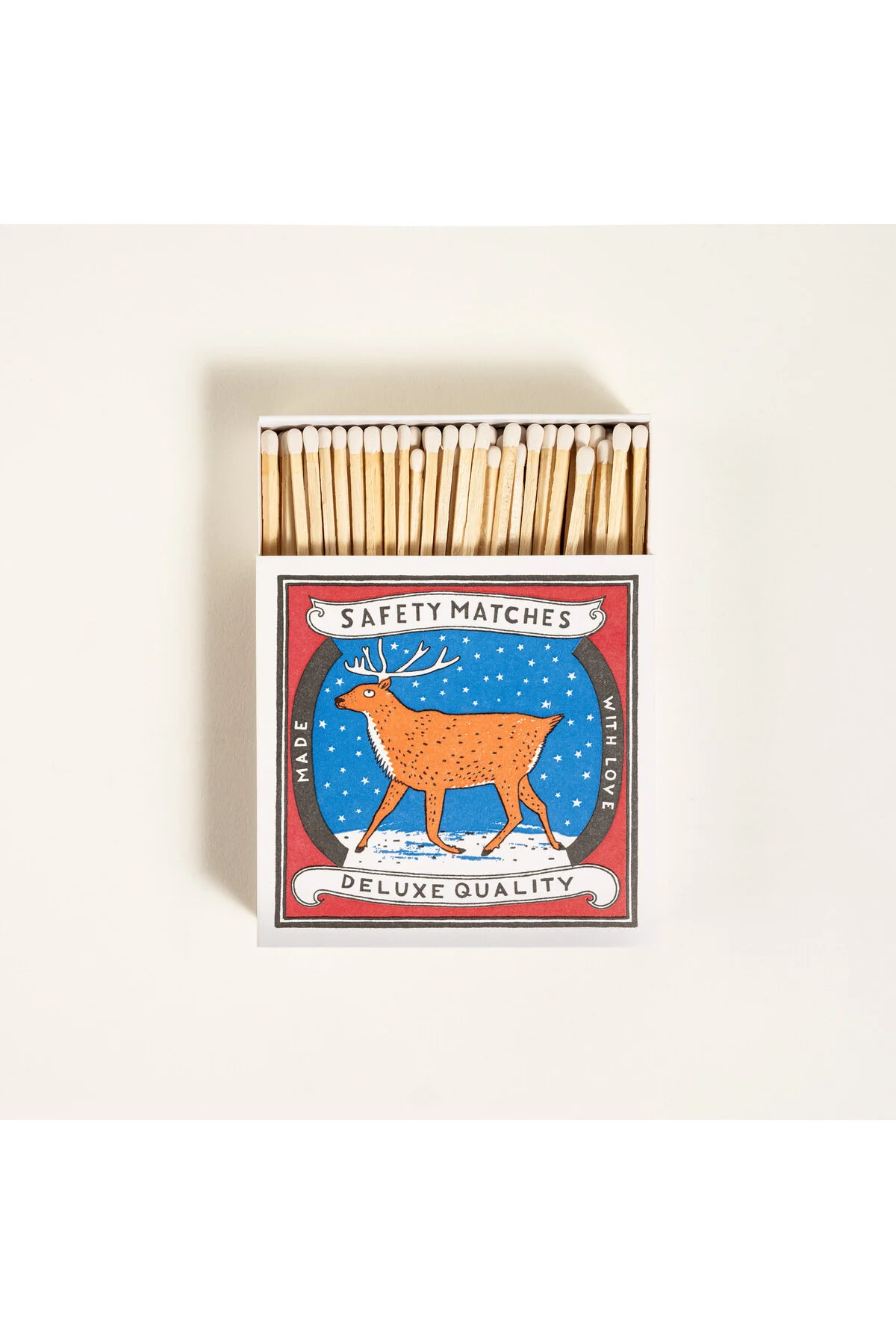 جعبه دکوری CHARLOTTE FARMER TREINDEER WOODY MATCH GIFT 11X11X3 CM رنگ Zsa Zsa Zsu