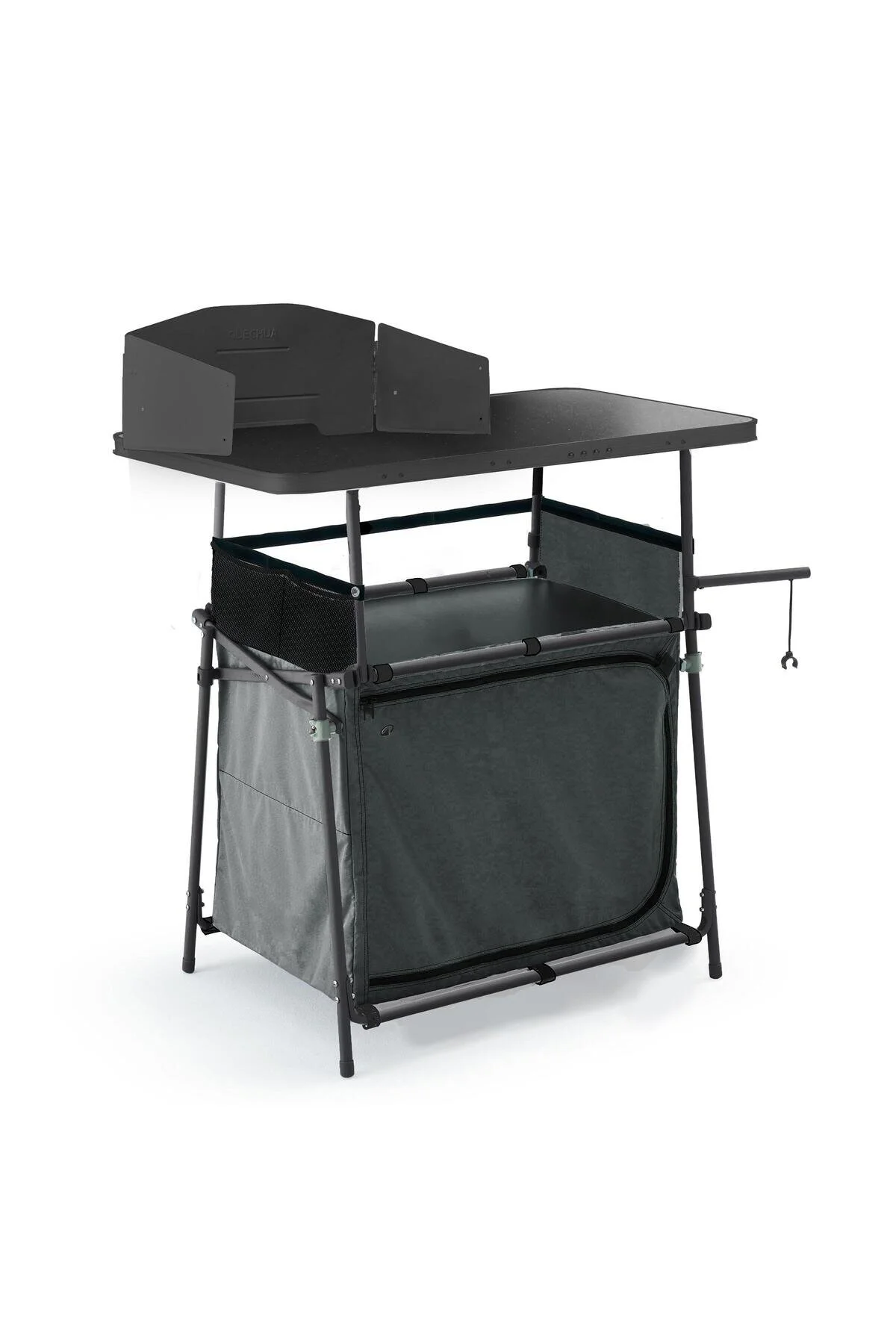 لوازم آشپزخانه کمپ مشکی کابینت تاشو اردوگاه پسر L دکتلون Decathlon