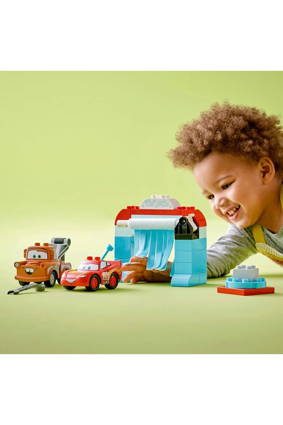 LEGO لگو Duplo | ماشین های دیزنی پیکسار لایتنینگ مک کوئین و ماتر کارواش سرگرم کننده 10996 (29 قطعه)