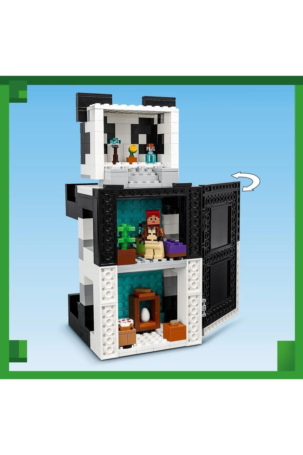 لگو ® MINECRAFT® PANDA SHELTER 21245 برای کودکان 8 ساله بالاتر 553 قطعه اورجینال LEGO