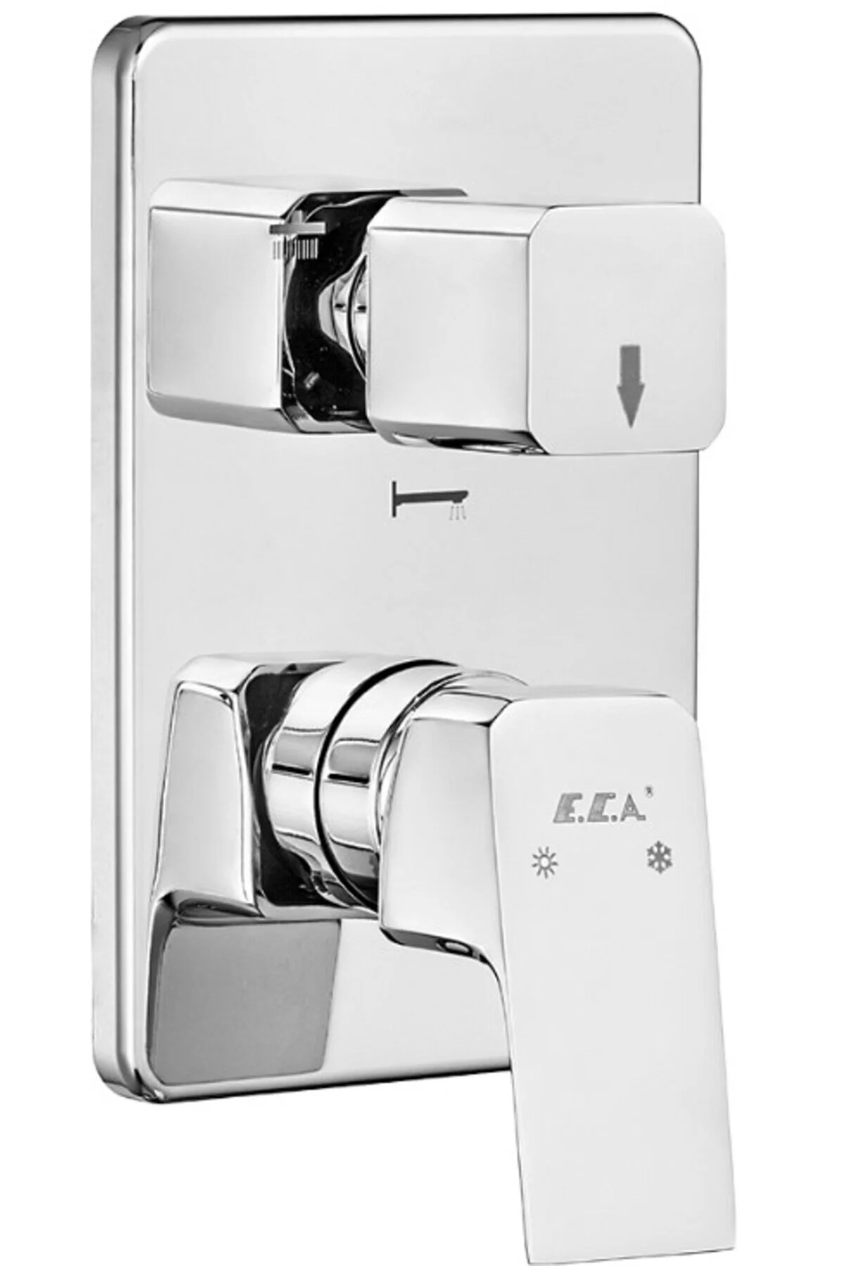 شیرآلات حمام TIERA گروه شیر آب مخفی 2 راه 102167235 KDE Eca