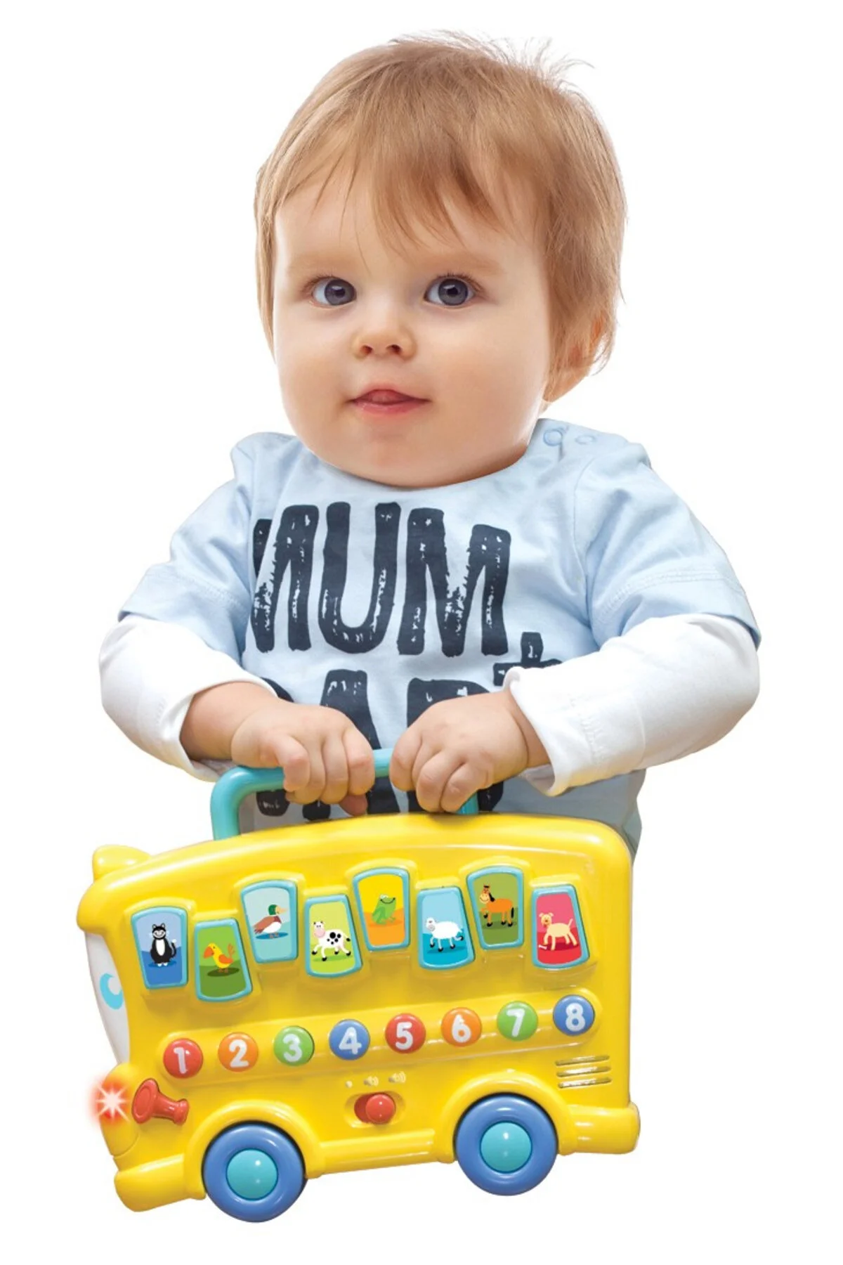 اسباب بازی های نوزاد و فعالیتی برنده اتوبوس دوستان حیوانات من WINFUN