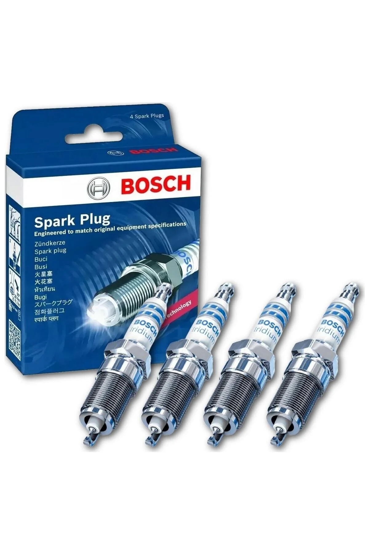 شمع هوندا سیویک FD6 1.6 2006 2011 دو ایریدیوم 4 تیکه Bosch
