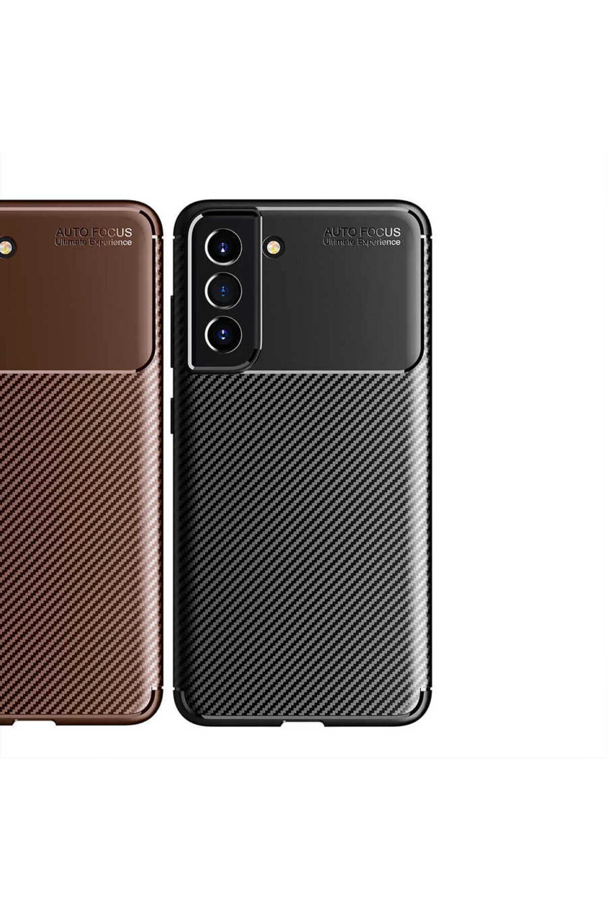 کاور و قاب فوکوس خودکار لوکس بسیار نازک SAMSUNG GALAXY S21 FE FIBER CARBON LOOK casetube