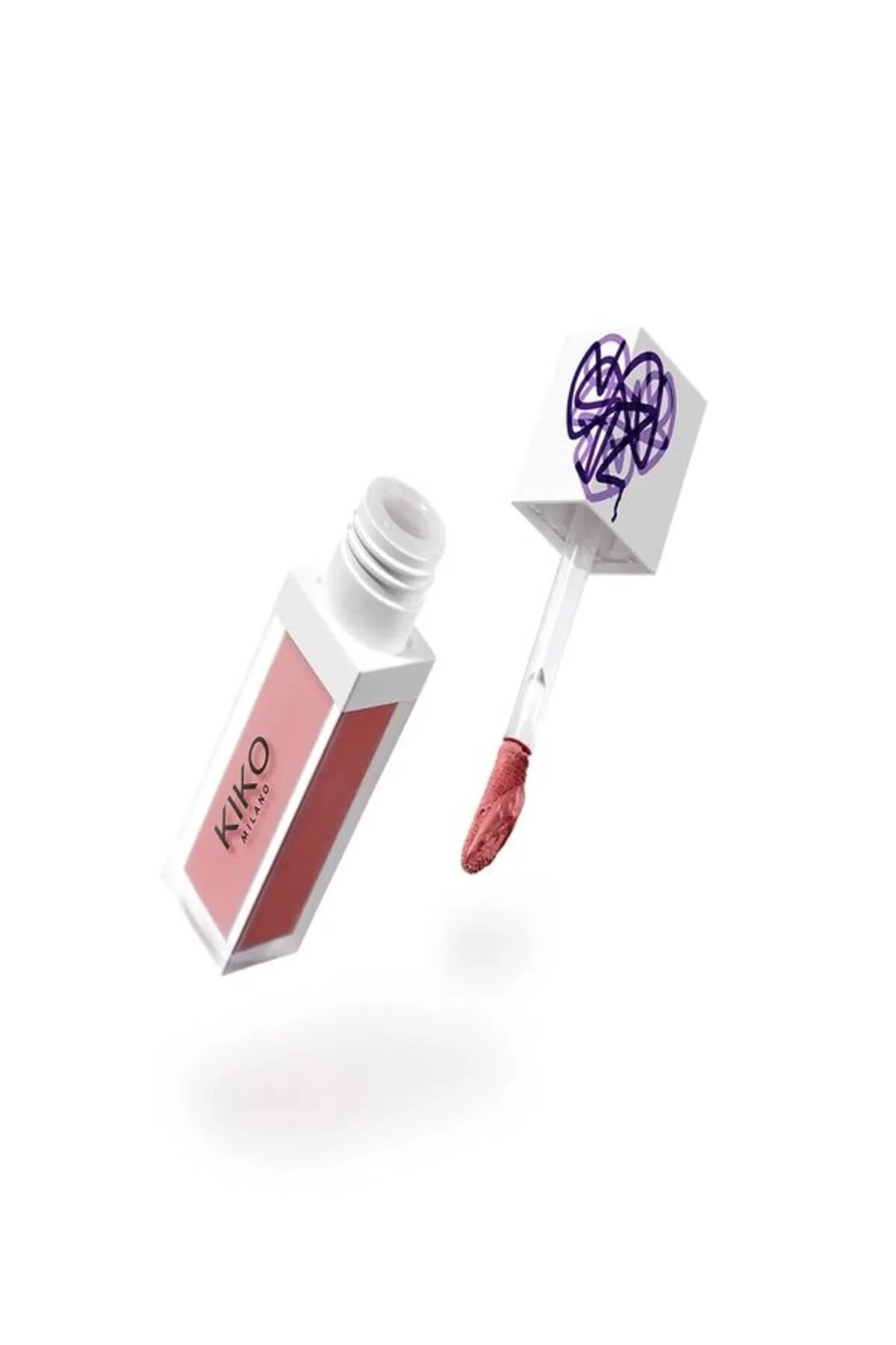 رژگونه قلب خیابان سرخ شده مایع 02 METRO MAUVE کیکو اورجینال KIKO