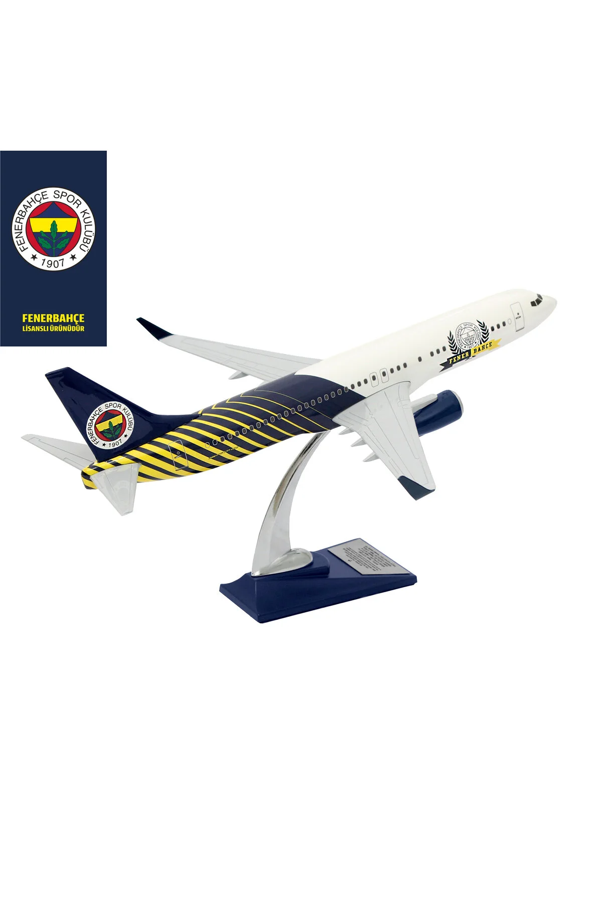 مدل خودرو هواپیمای طراحی راه با مجوز ZEKUPP BOEING 737 800 1 100 UCK0188 اورجینال Fenerbahçe