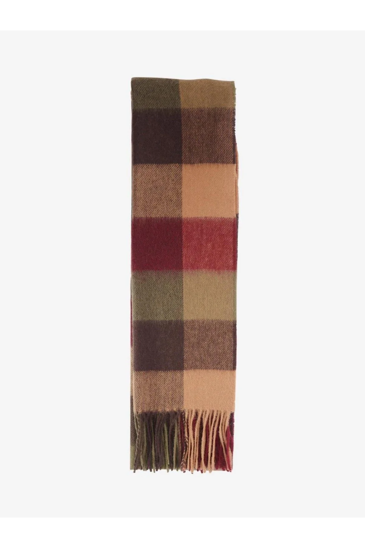 ست شال کلاه بافتنی و دستکش روسری پشمی TATTRSALL اورجینال Barbour