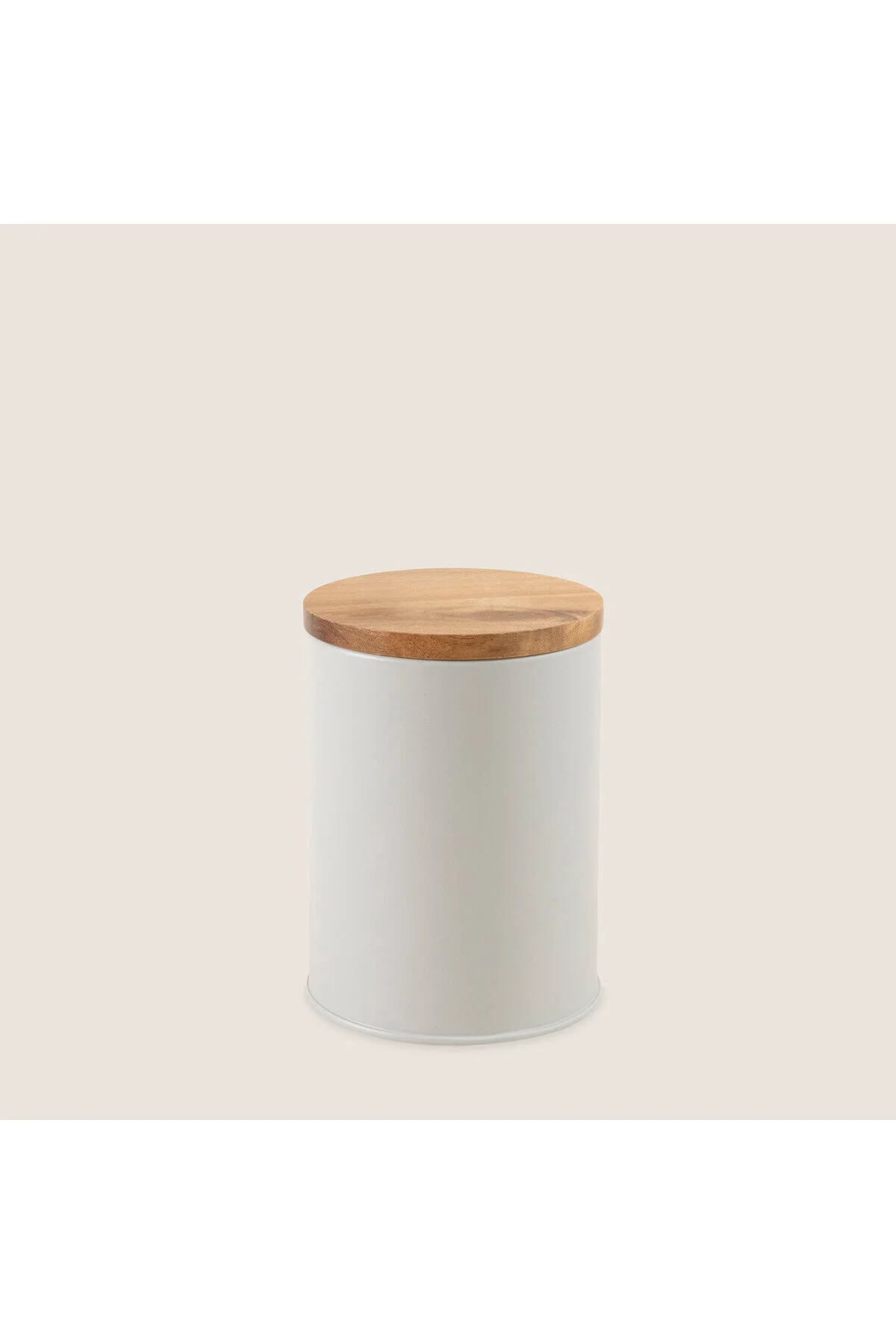شیشه جار AGNI ACACIA METAL JAR 14X11 CM GREY Chakra