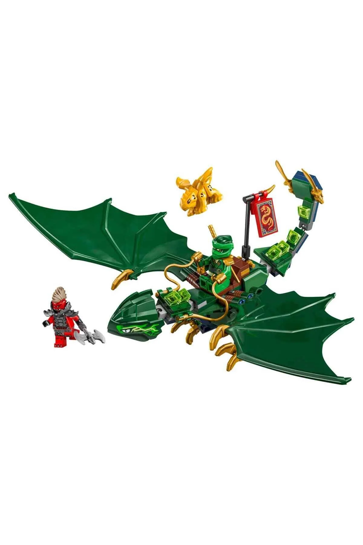 لگو و اسباب بازی های ساخت محور ® NINJAGO® LLOYD'S GREEN FOREST DRAGON 71829 مجموعه ساختمانی خلاقانه برای کودکان 6+ 128P اورجینال LEGO