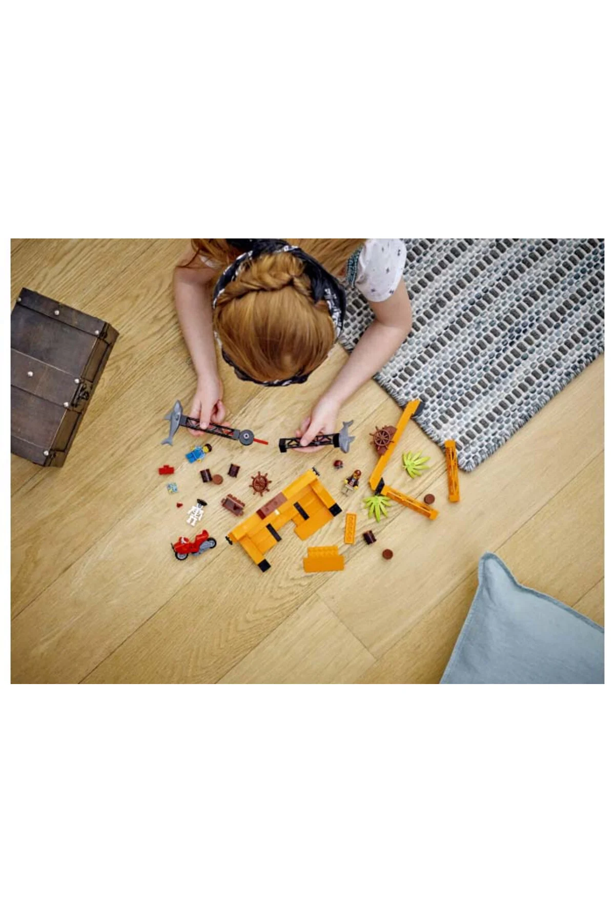 لگو ® CITY SHARK ATTACK SHOW مسابقه 60342 مجموعه خلاق 122 قطعه اورجینال LEGO