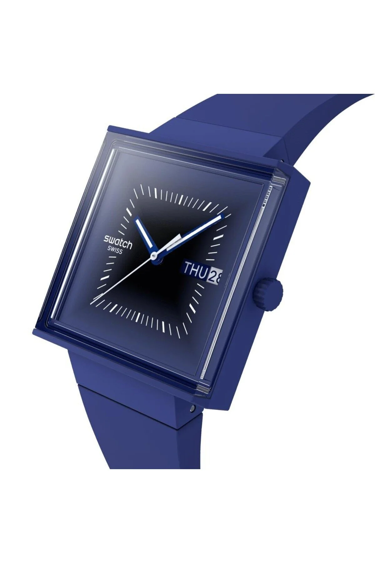 ساعت مچی SQUARELY BLACKLIGHT SO34N700 سواچ Swatch