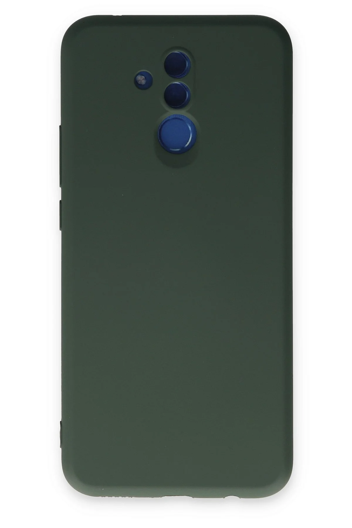 کاور و قاب سیلیکونی HUAWEI MATE 20 LITE محافظ مخملی نرم سبز تیره Bilişim Akademi