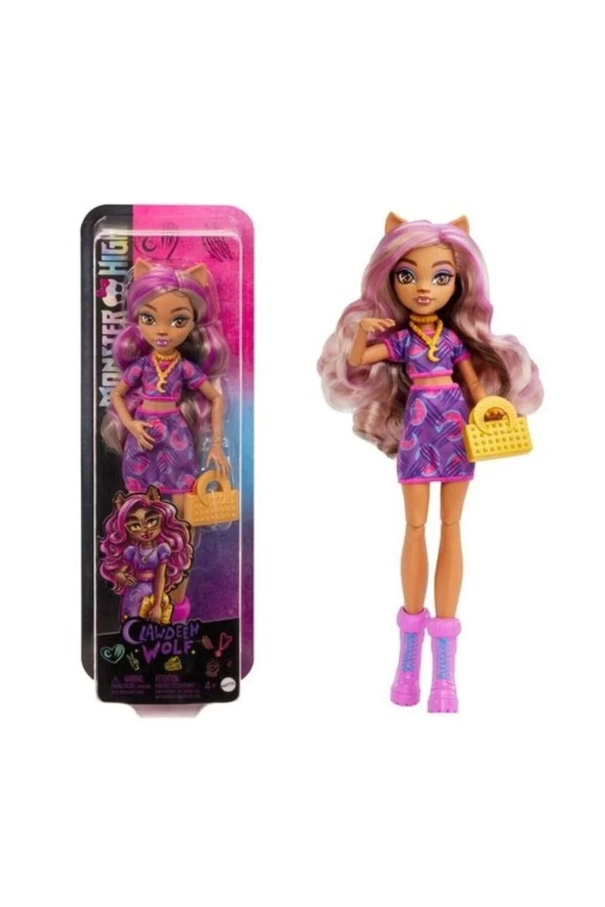 اسباب بازی های فیگور شخصیت ® CLAWDEEN WOLF HKY75 اورجینال MONSTER HIGH