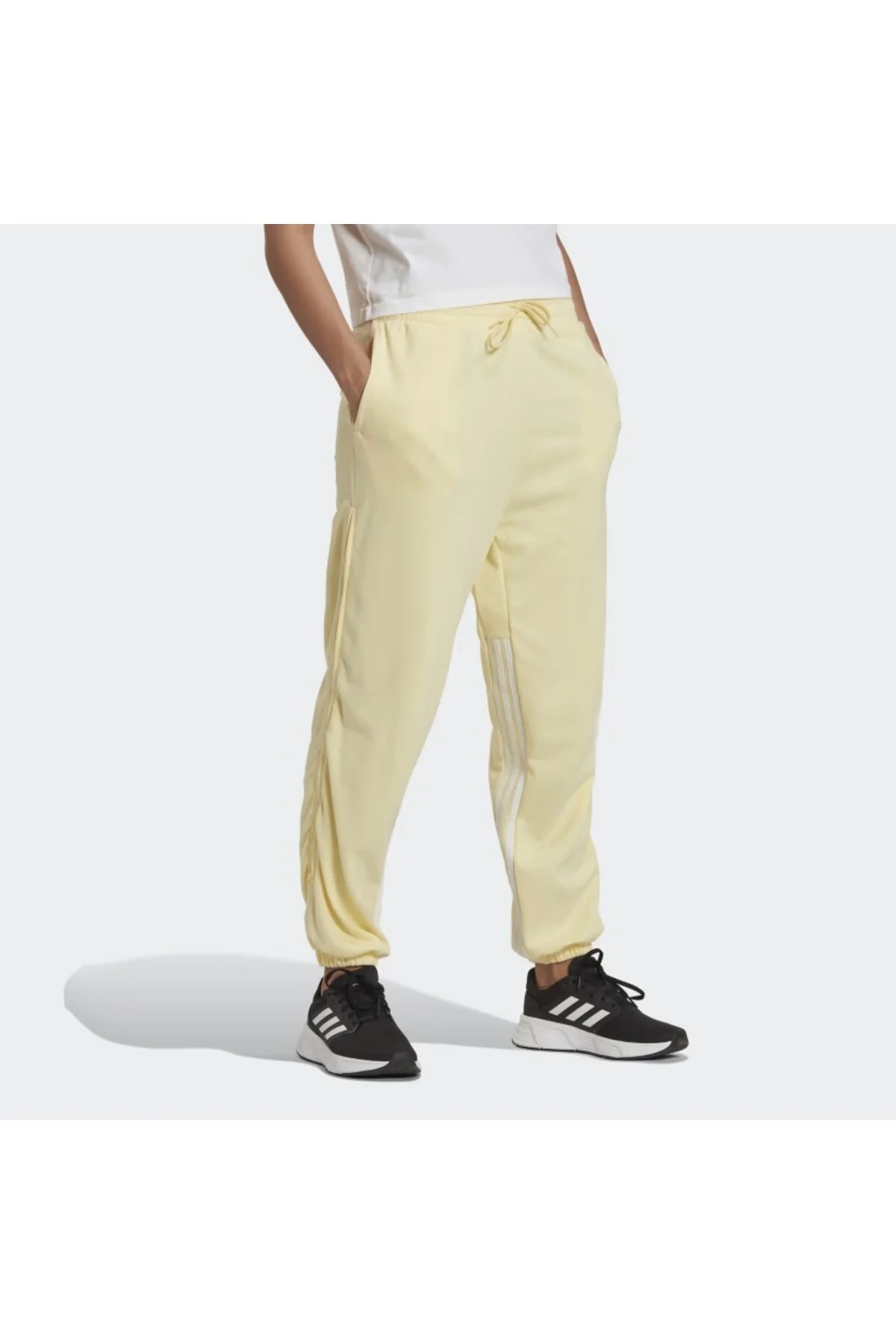 شلوار گرمکن مردانه و زنانه ADIDAS HYPERGLAM 3 TRIPS بزرگ با ZIPPERS SIDE JOGGER STOCK SIX HK2559 آدیداس adidas