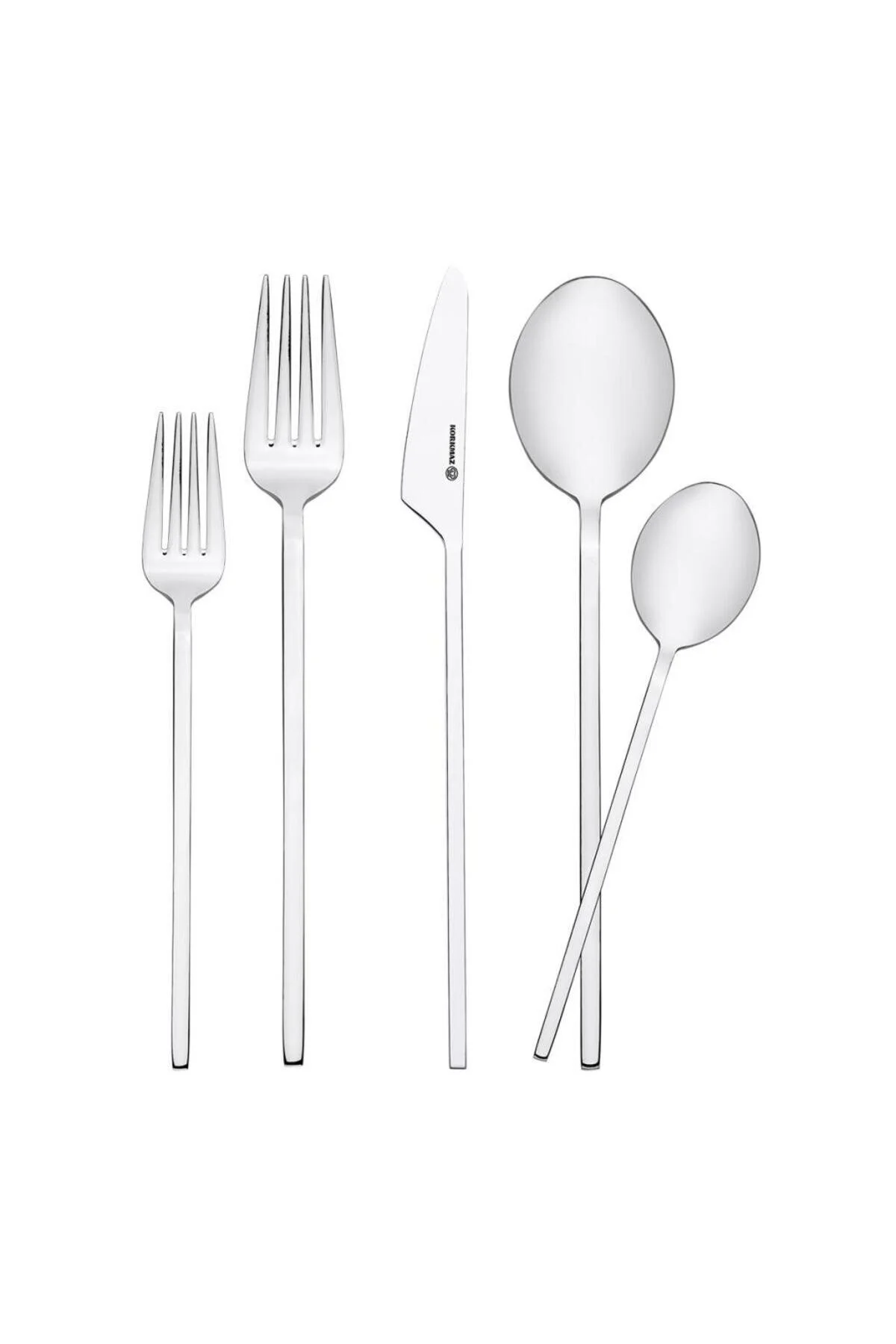 قاشق چنگال و چاقو 2505 SAKURA 84 PIECE 12 شخص مجموعه غذاخوری KORKMAZ