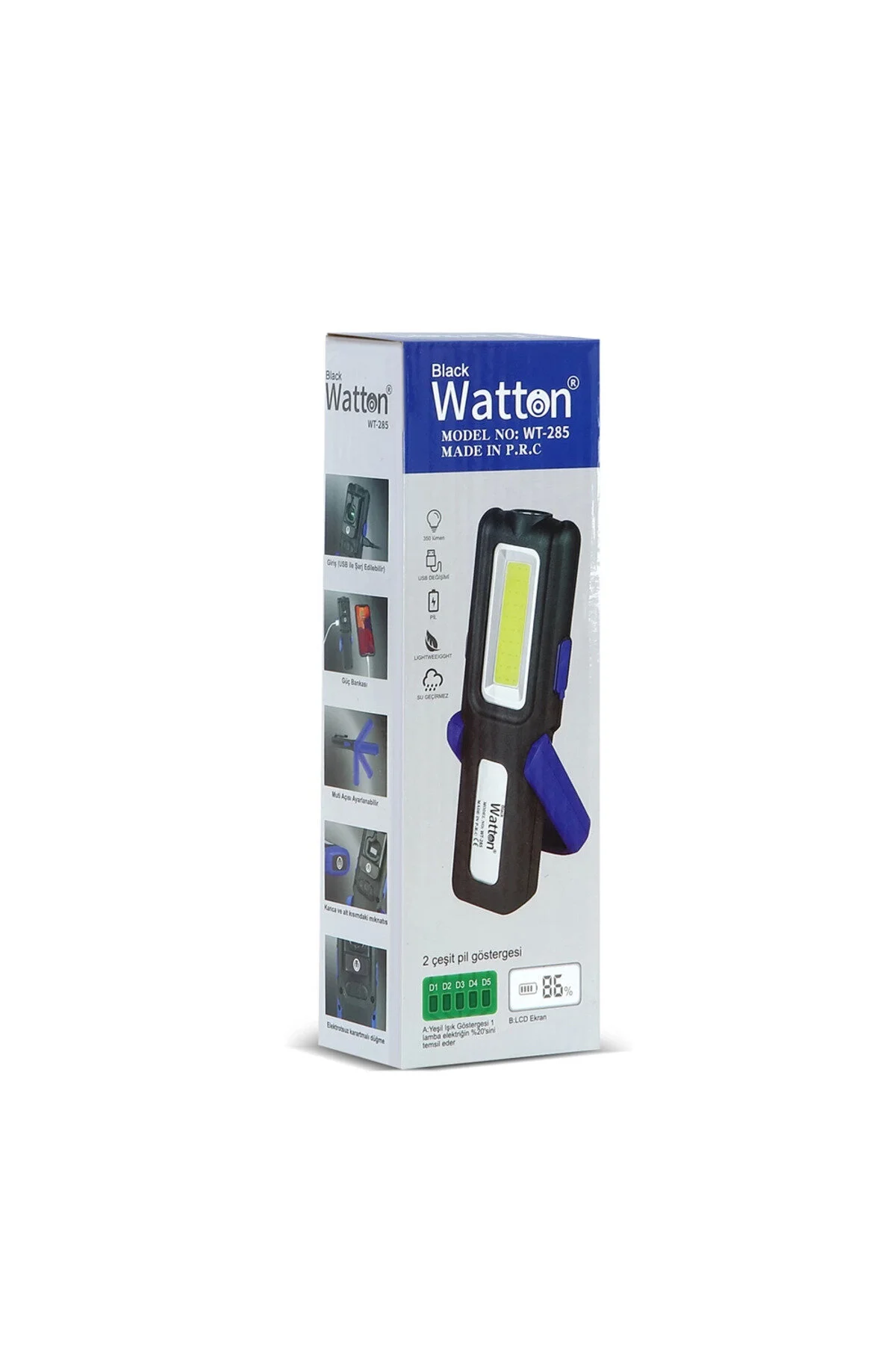 چراغ قوه LAMP کار قابل تنظیم سطح نور WT 285 karadağsb