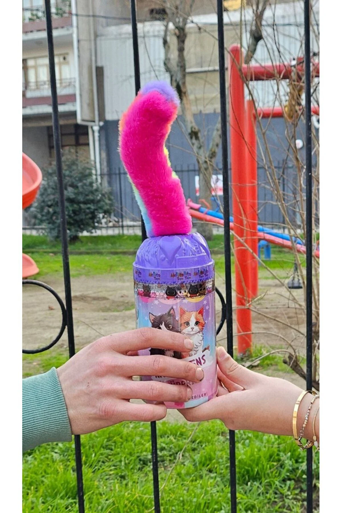 اسباب بازی های پشمی سورپرایز PINK مخمل خواب دار مخملی MISFITENS TOY 1 PIECE MISFITS Misfittens