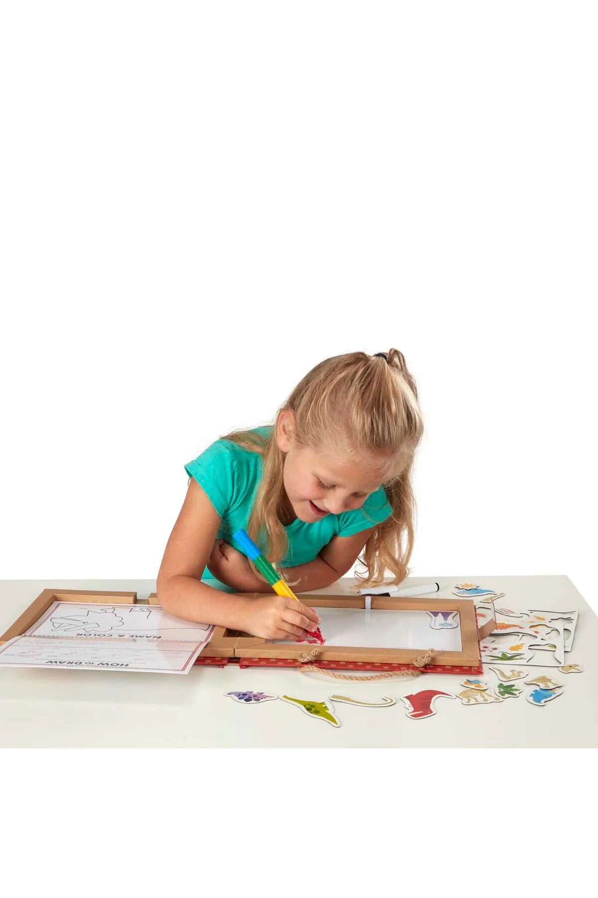 اسباب بازی های آموزشی ملیسا و داگ را کنید قرعه کشی دایناسور ایجاد Melissa &amp; Doug Melissa &amp; Doug