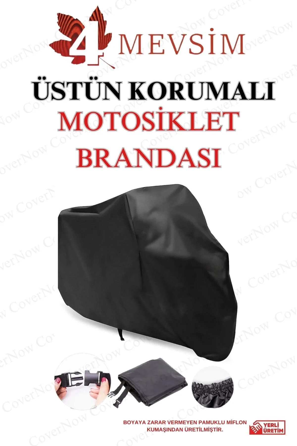 چادر موتورسیکلت مشکی COVERNOW HONDA CRF1000L آفریقا دوقلوهای ماجراجویی ورزش سازگار با موتور سیکلت TARKET AutoEN