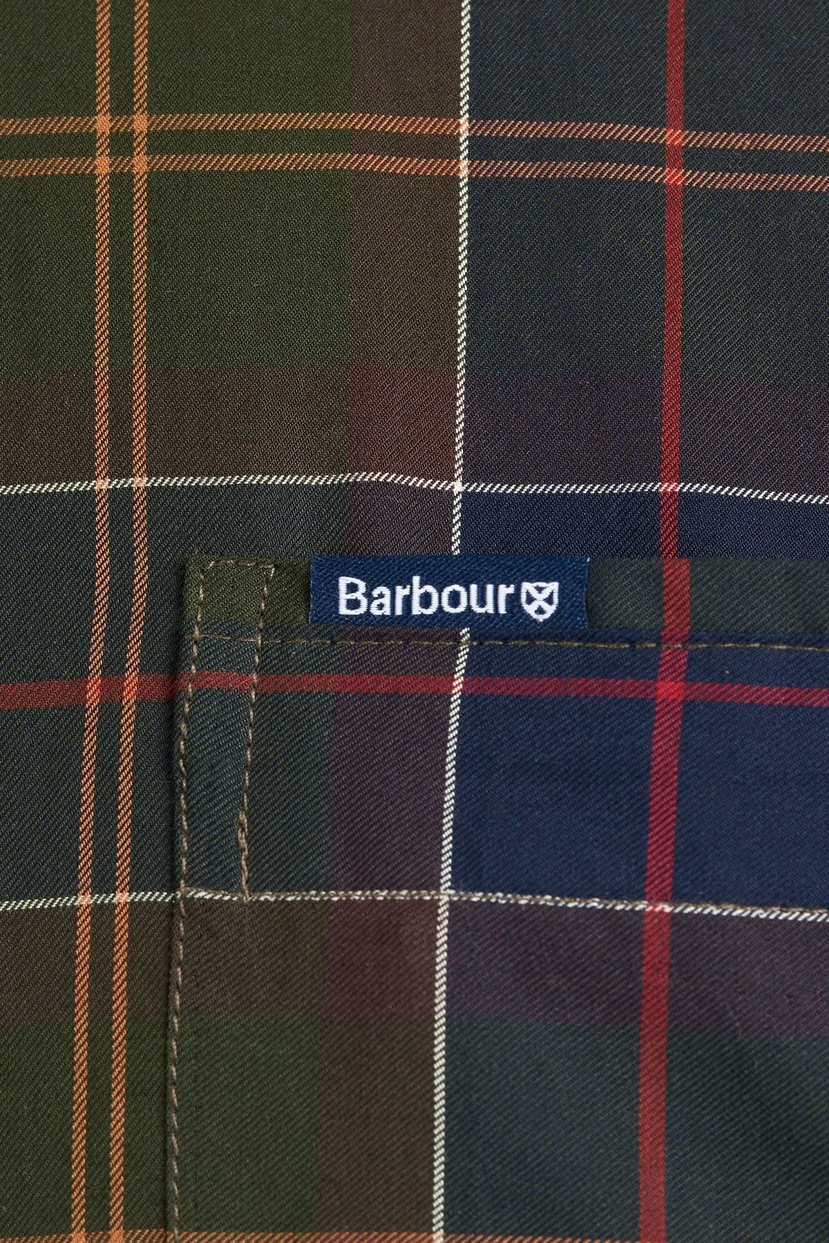 پیراهن / بلوز دکمه دار چند رنگ مردانه متناسب با Wetherham tn11 Tartan کلاسیک Barbour