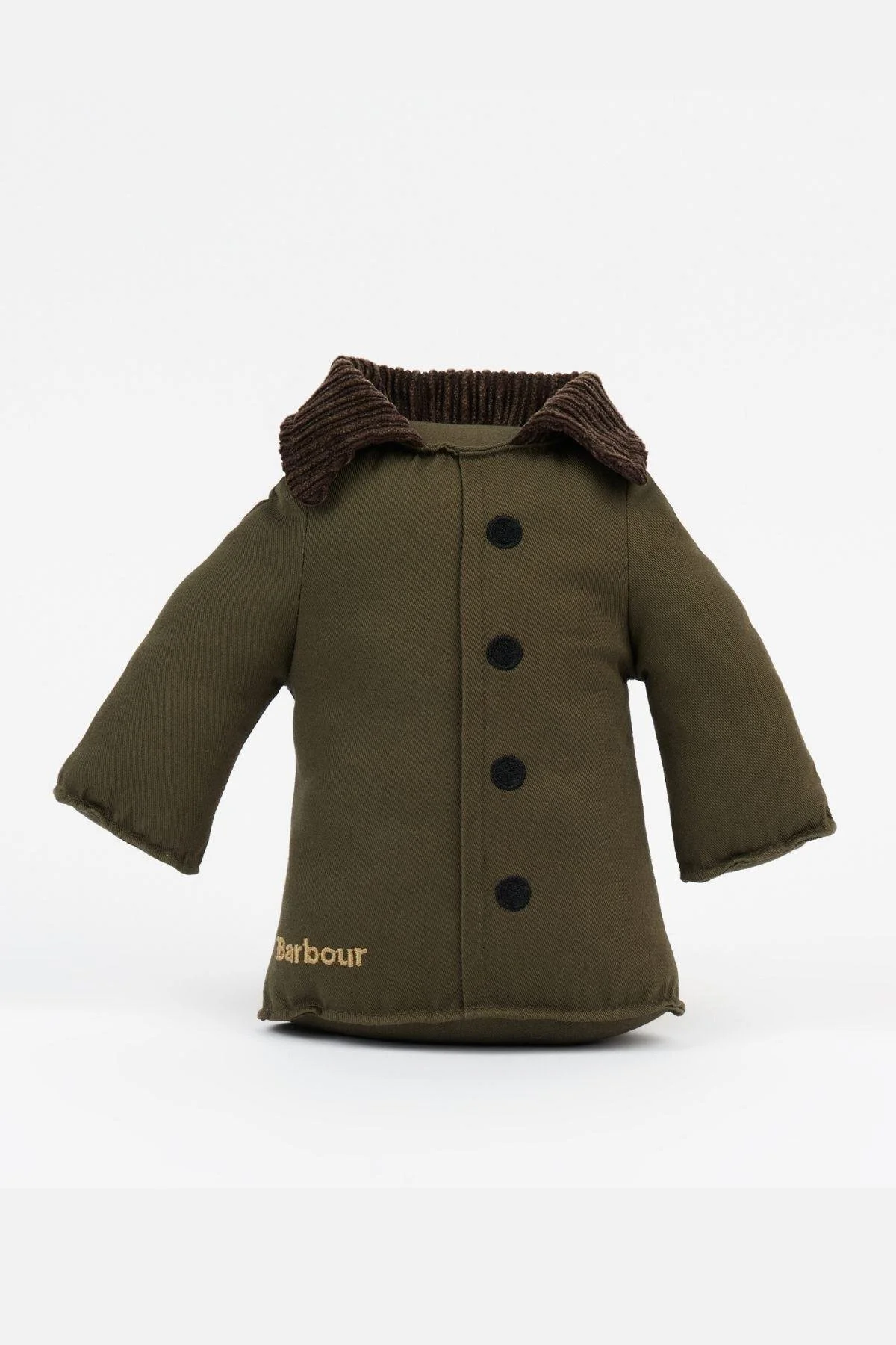 اسباب بازی سگ سبز ژاکت زیتون باشید باربور Barbour