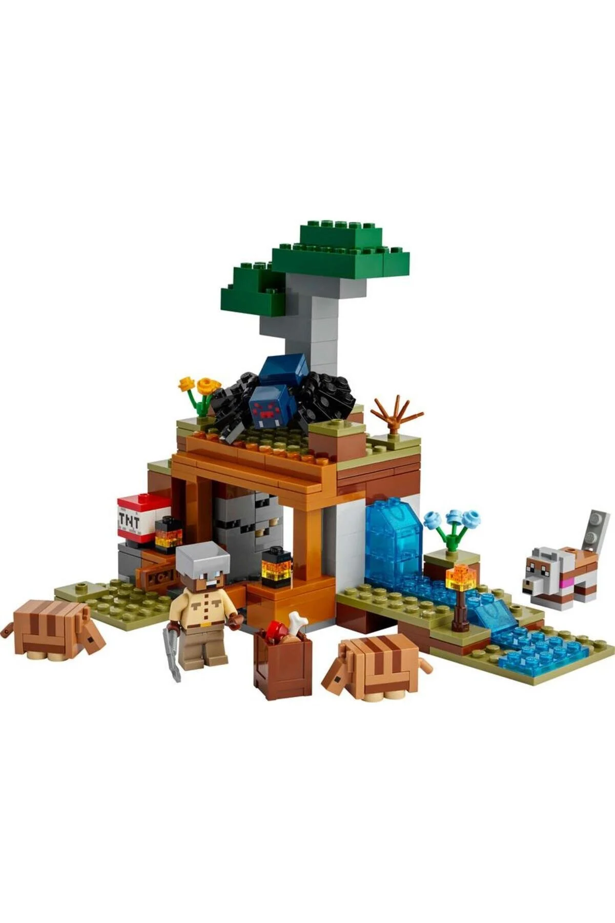 لگو و اسباب بازی های ساخت محور ARMADILLO MINE DISCOVERY 21269 اورجینال LEGO Minecraft