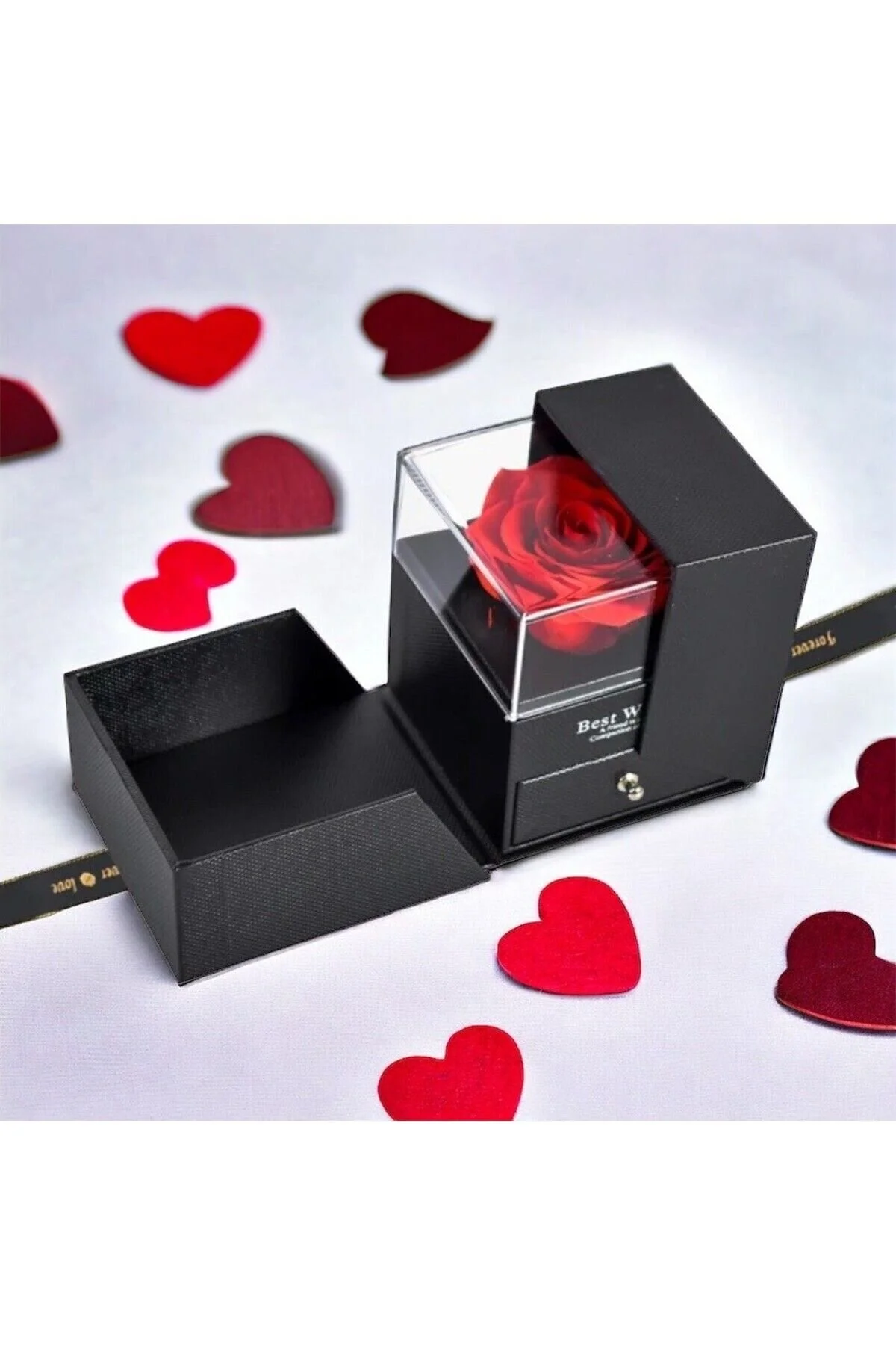 نظم‌دهنده لوازم آرایش و جواهر جعبه جواهرات در REDES SUNDAY JEWELRY BOX MOVEMENT EVLIK GIFT SEVGILILER DAY Genel Markalar