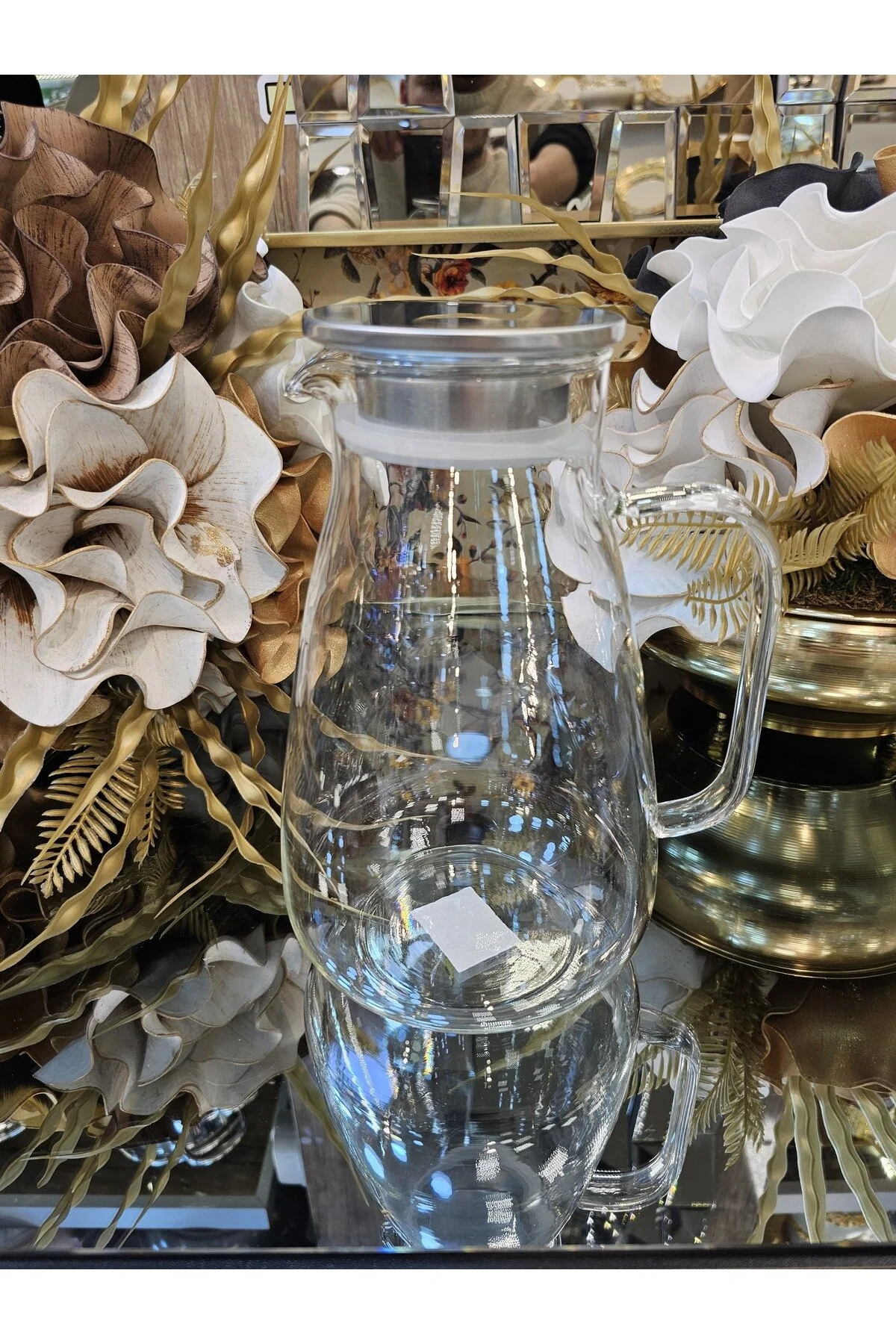 پارچ و تنگ کوزه شیشه ای 1L اورجینال TURAB