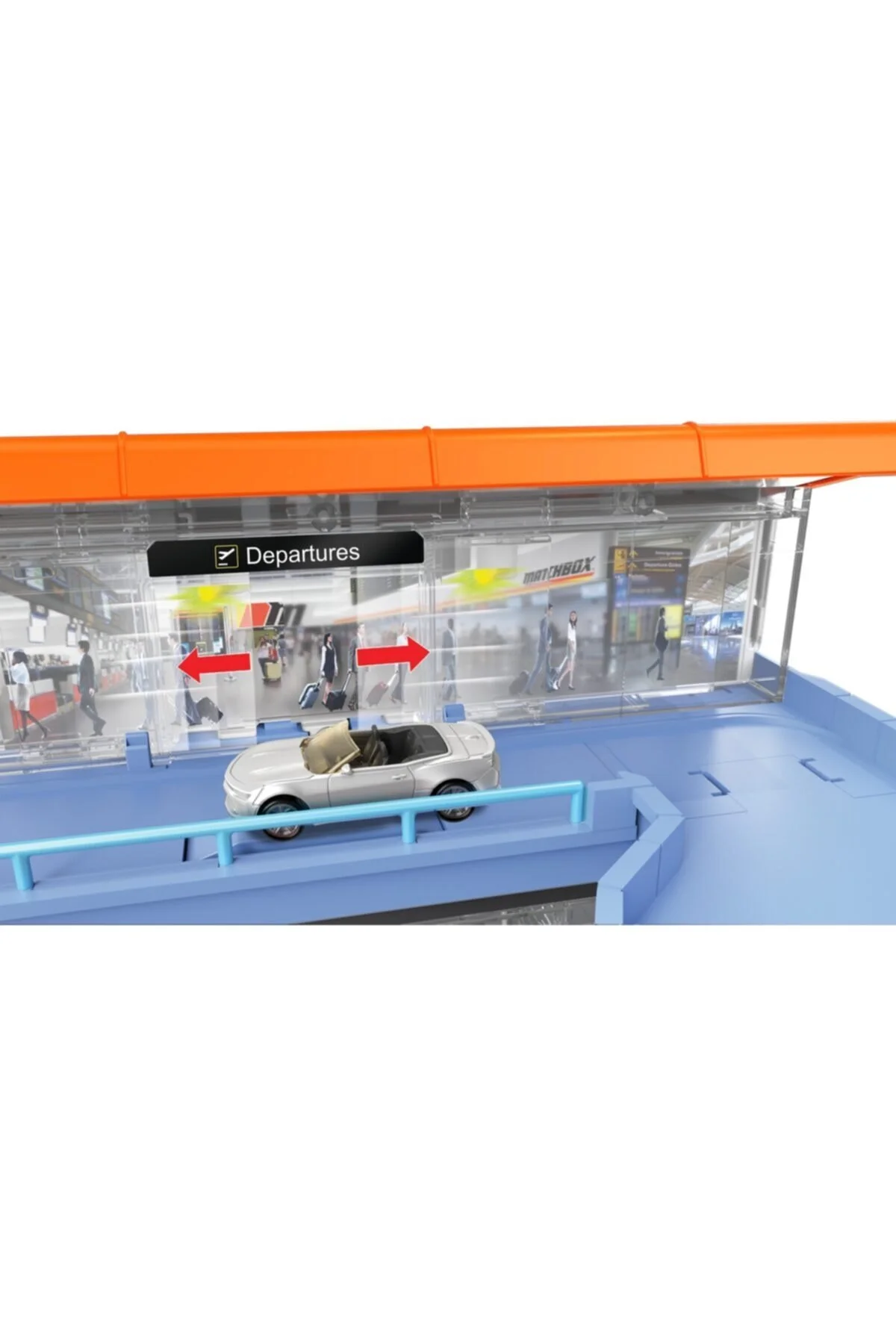 ماشین اسباب بازی OMX ACTION DRIVERS AIRPORT ADVENTURE PLAYSET GEXTRX 976748 Matchbox