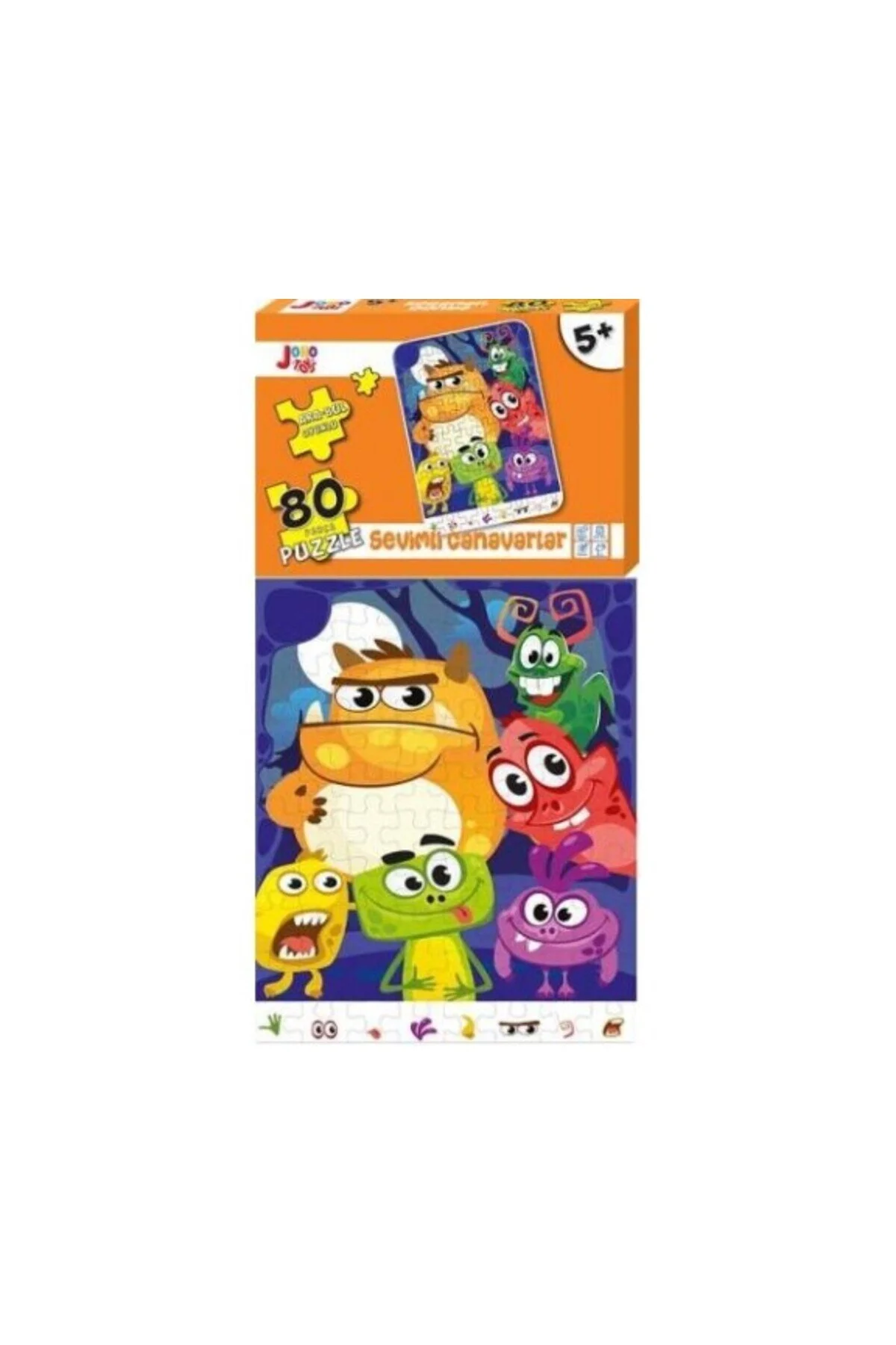 پازل JOHO TOYS CUTE MONSTERS 80 PIECE PUZZLE JohoToys