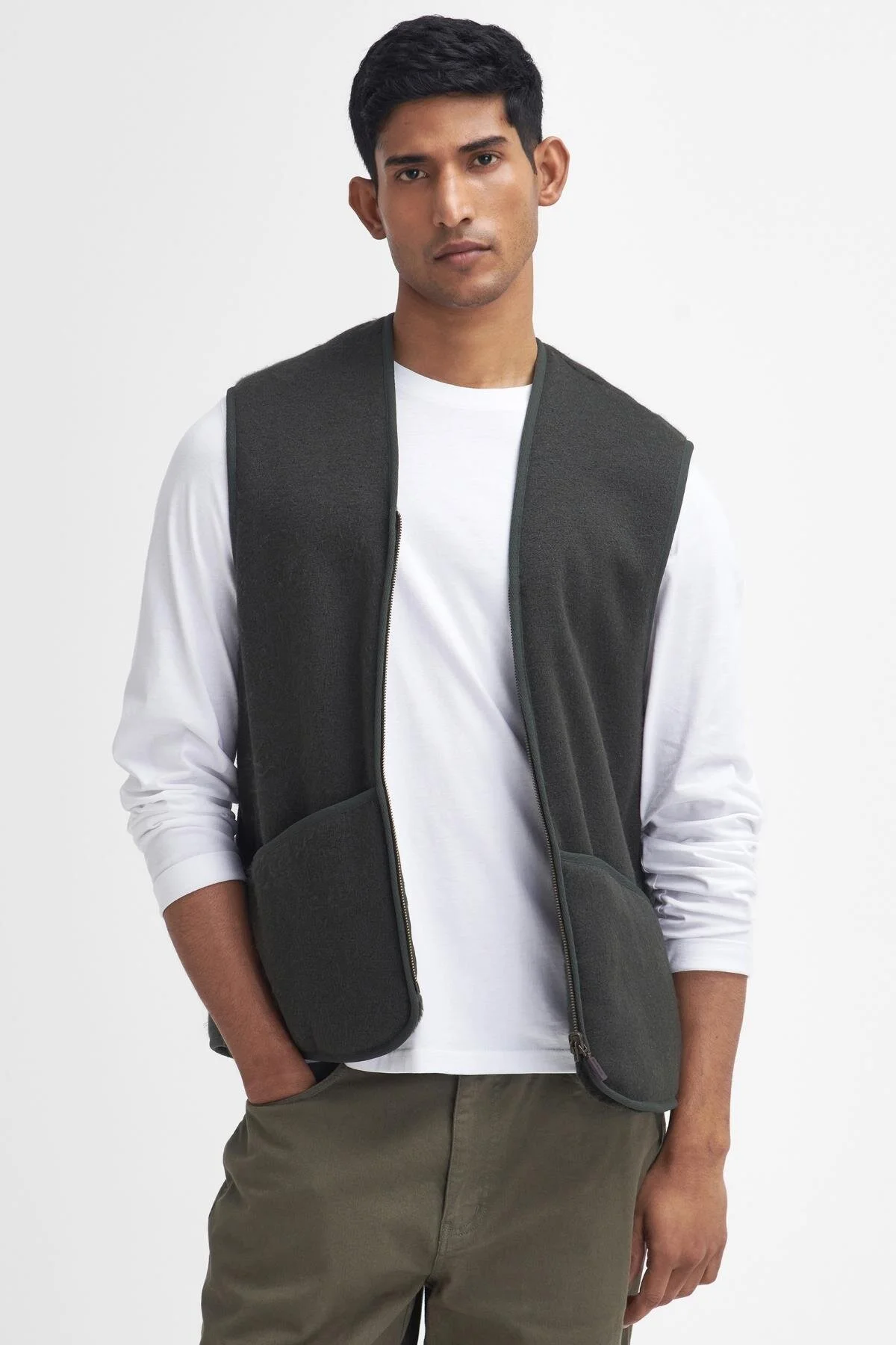 لباس حرارتی و زیرپوش خاکستری مردانه INSK گرم با SG71 SAGE سازگار هستند Barbour