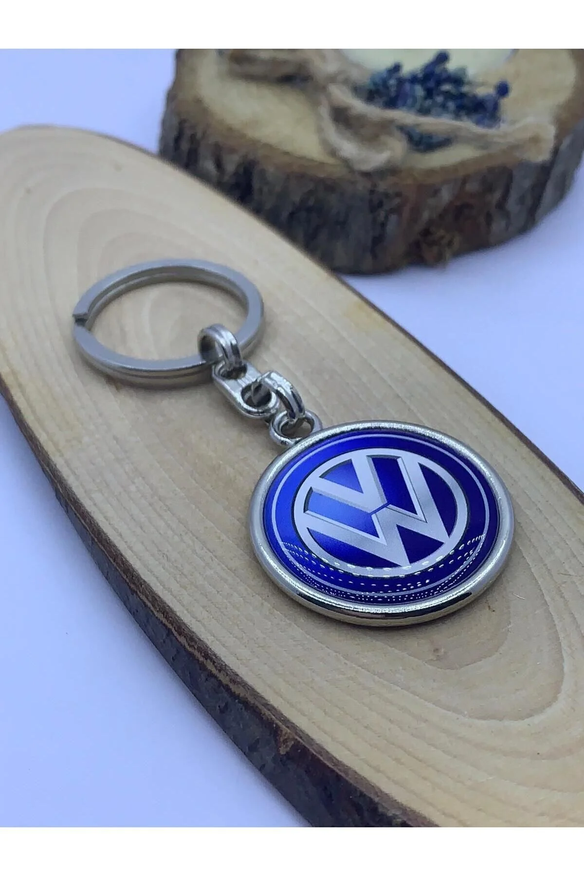 جلیقه کلید جاکلیدی خودرو فلزی دو طرفه فولکس واگن VW Compax