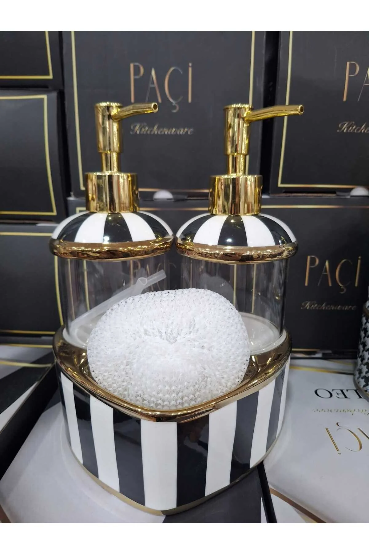 جاصابونی صابون مایع چینی با 2 محفظه Paçi