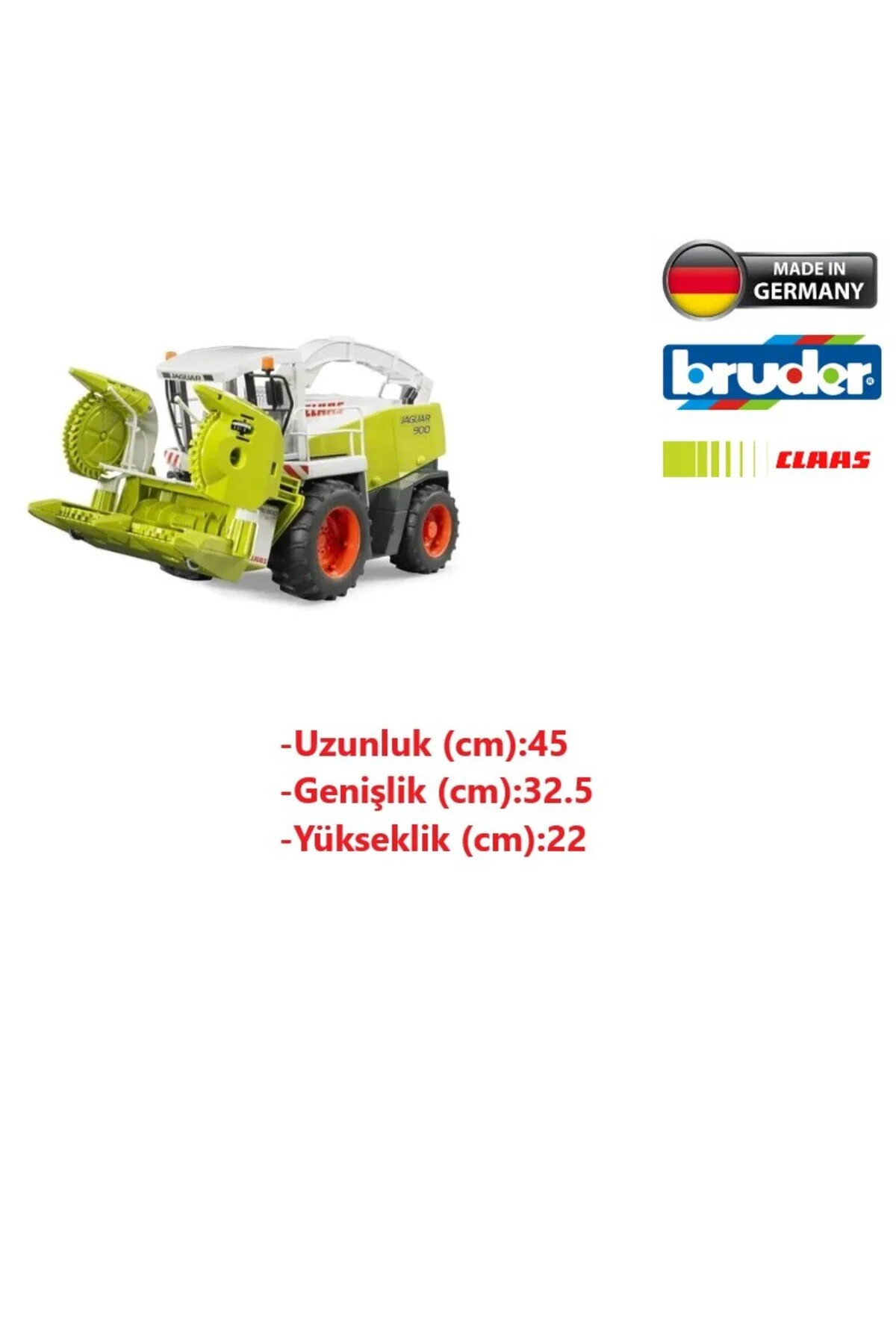 ماشین اسباب بازی CLAAS JAGUAR 900 آلات کشاورزی صعود Bruder