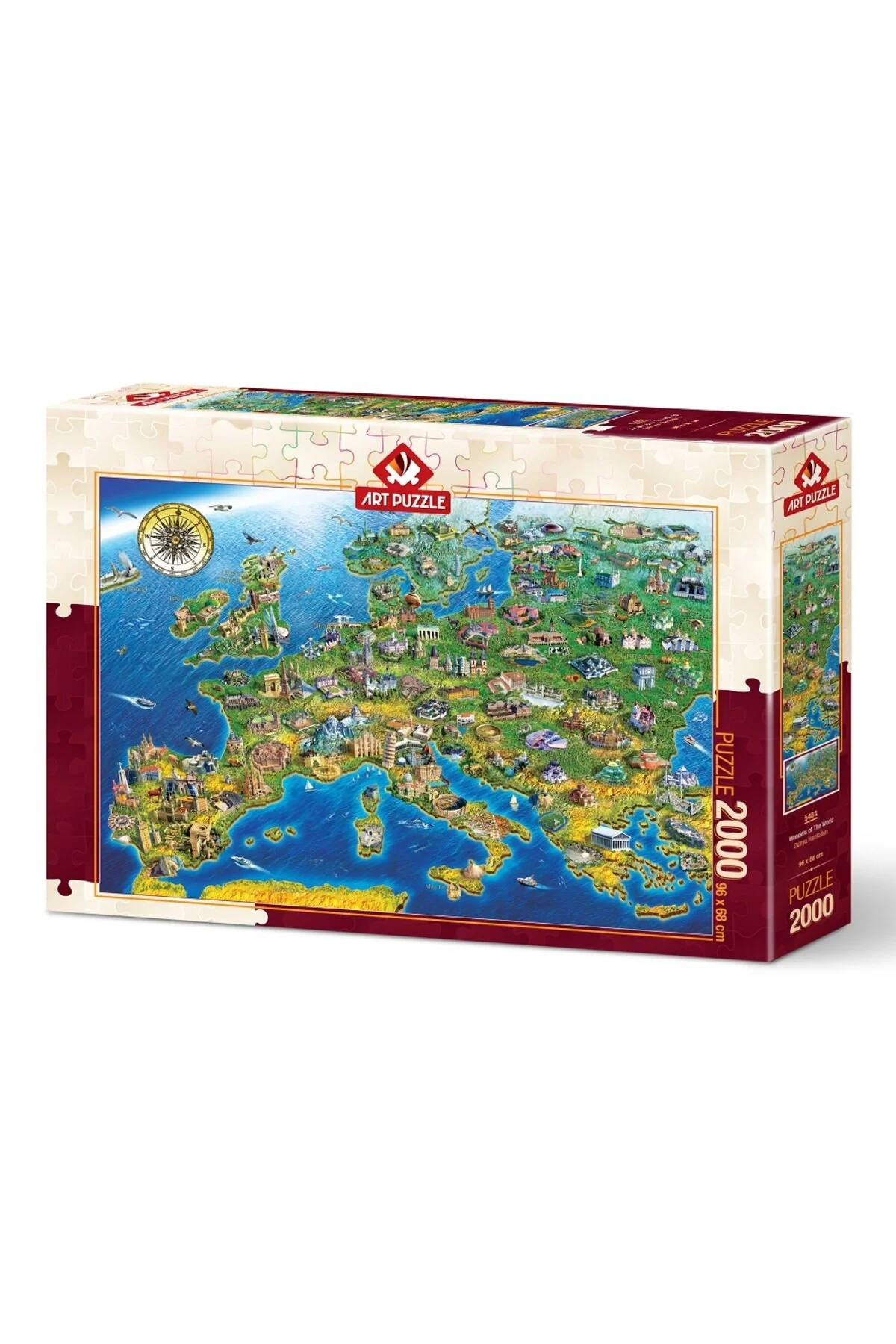 پازل عجایب جهان 2000 از ترکیه Art Puzzle