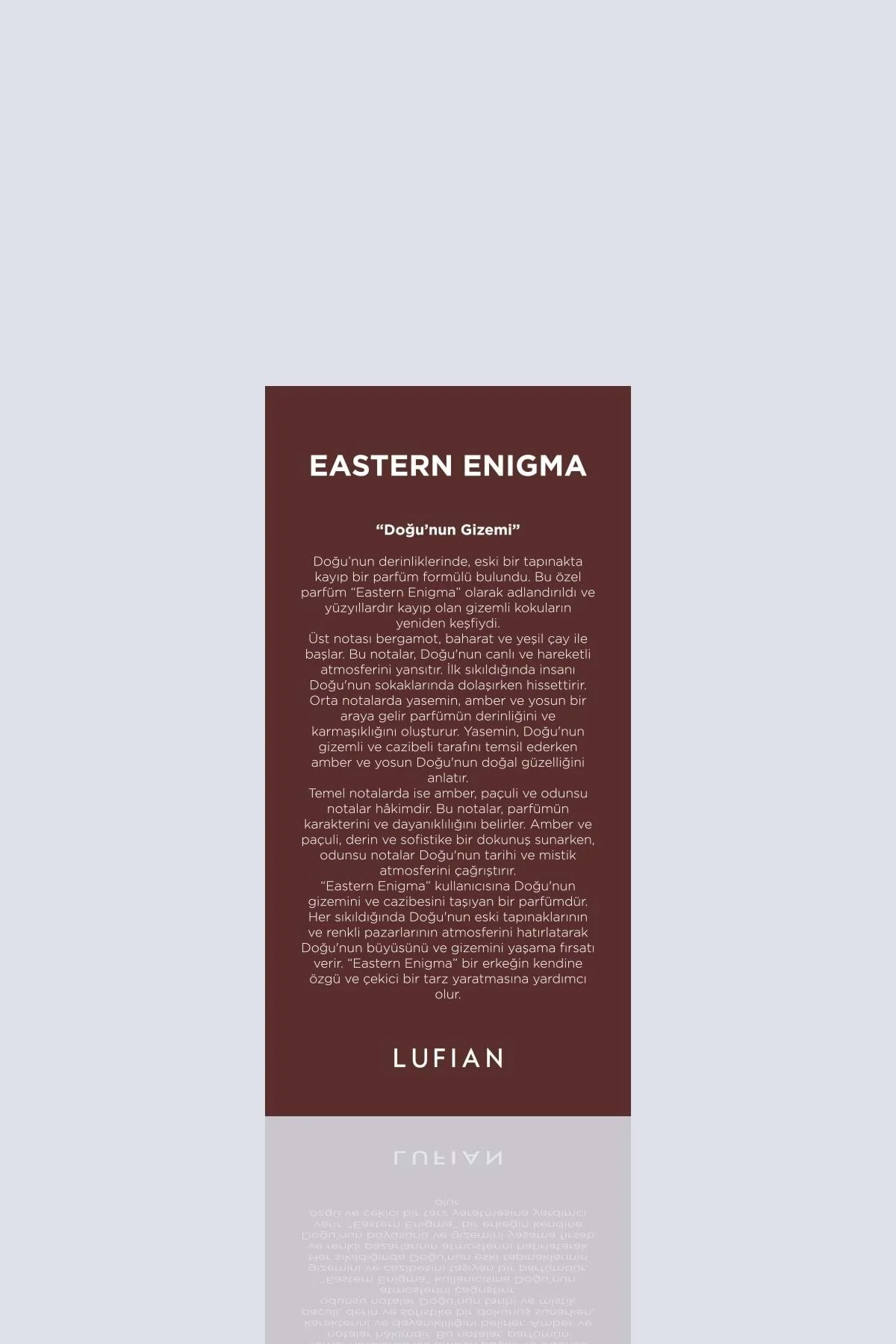 عطر مردانه استاندارد Enigma اورجینال Lufian