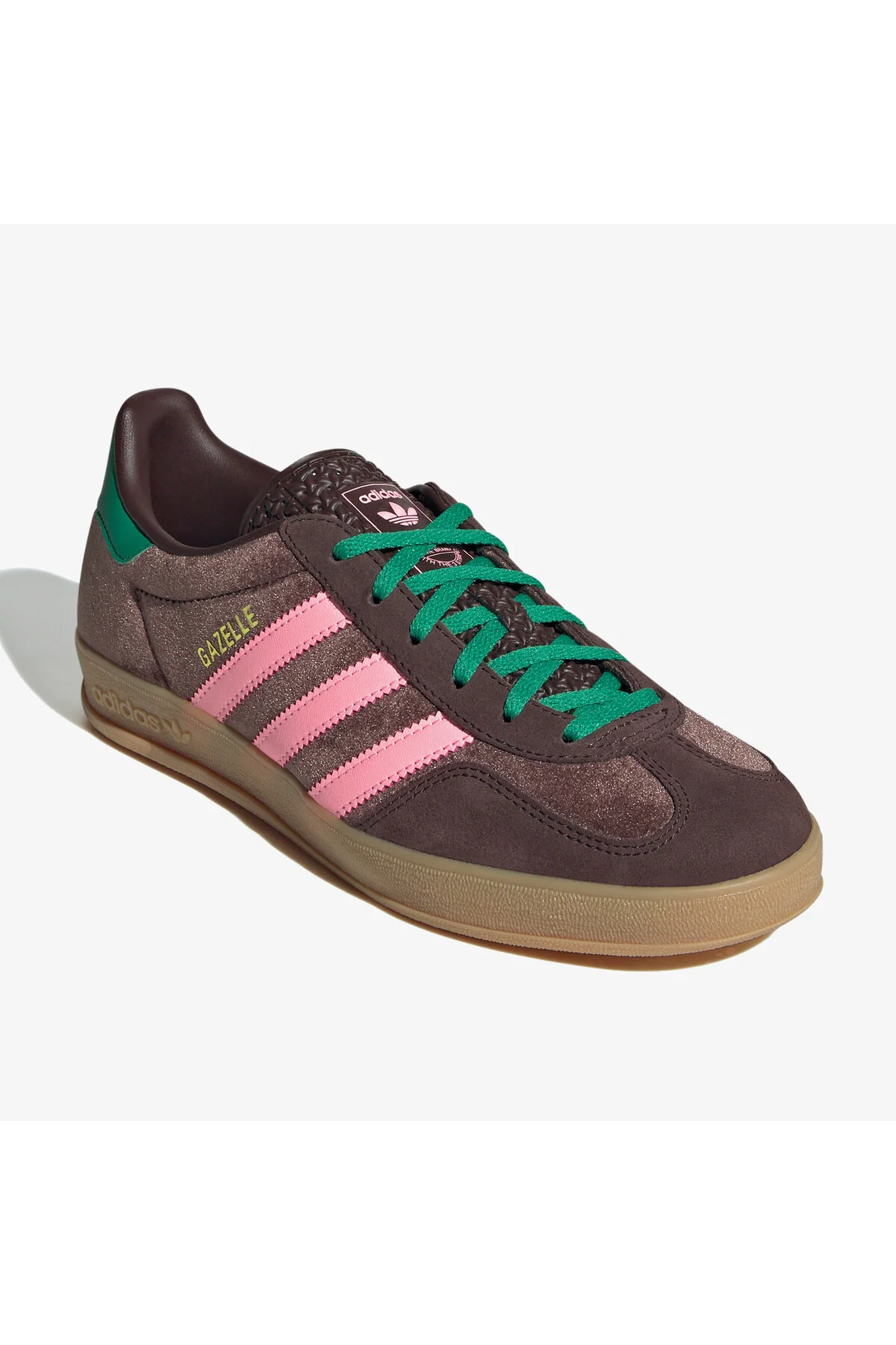 کفش کتانی برند آدیداس مدل Gazelle Indoor قهوه‌ای زنانه