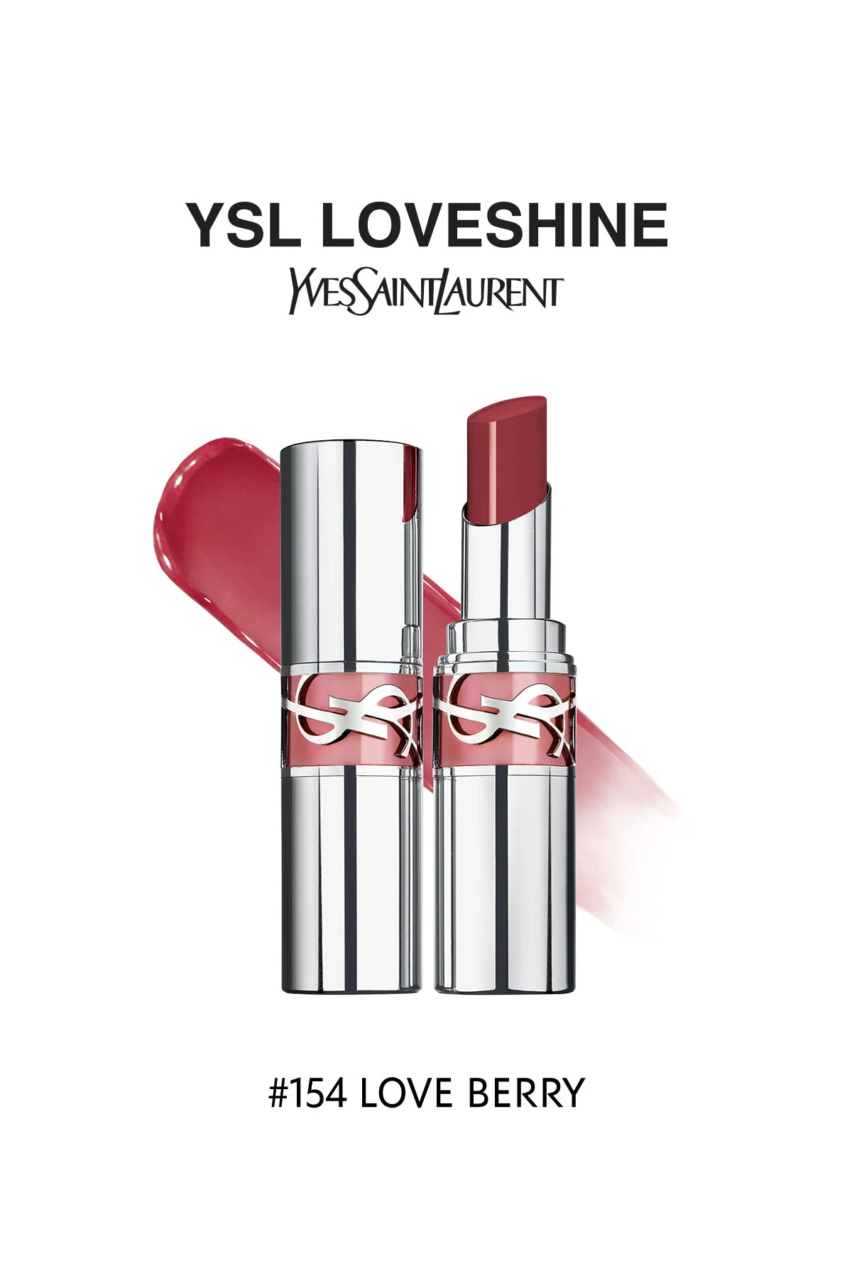 رژ لب LOVESHINE BRIGHTNESS MAINTENANCE RUJ LIPSTICK 154 LOVE BERRY 3614274132670 ایو سن لوران Yves Saint Laurent