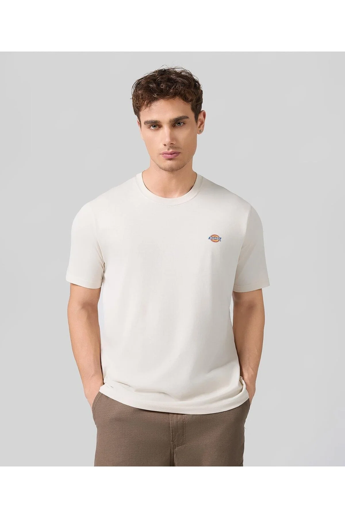 تی شرت خاکستری مردانه آستین کوتاه T اورجینال Dickies