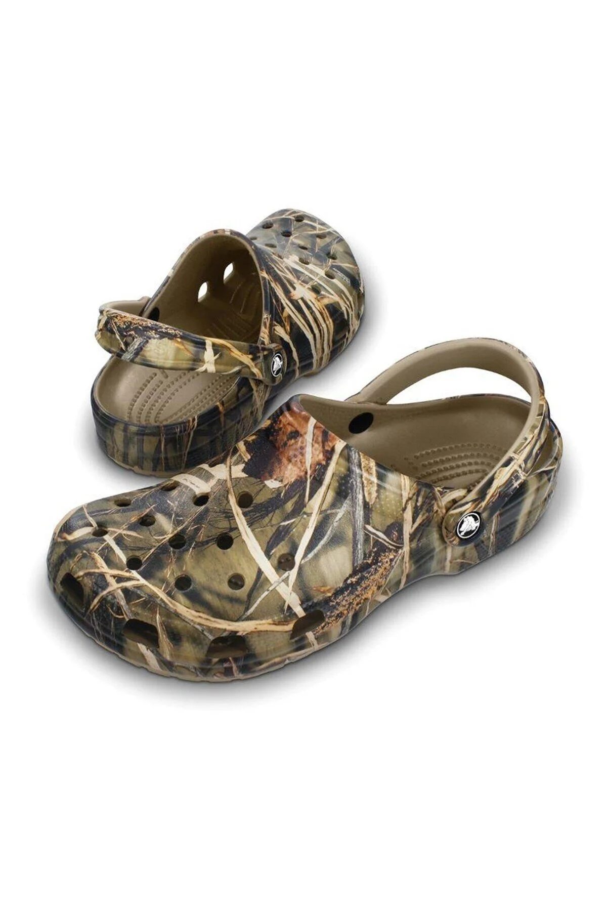 دمپایی مردانه زنانه یونیسکس کلاسیک Realtree و Haki کراکس Crocs