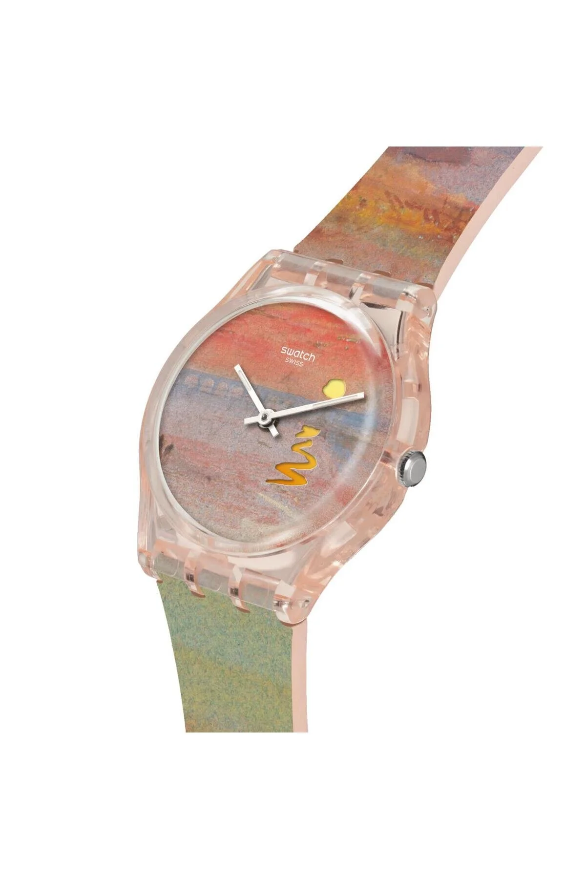 ساعت مچی Swatch مدل TURNER'S SCARLET SUNSET SYXG101  سواچ Swatch
