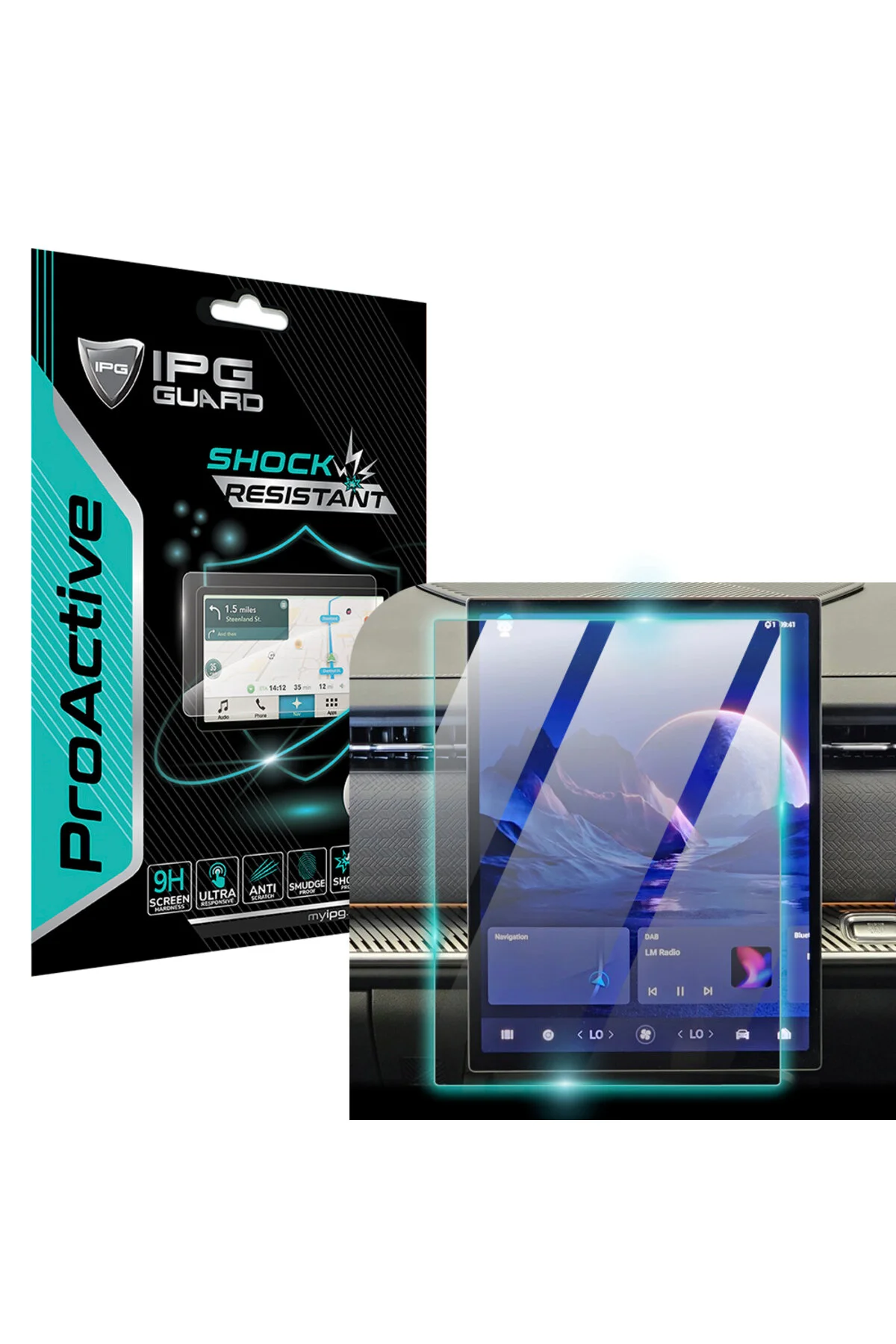 لوگانو سیستم چندرسانه ای و تصویری JAECOO 2024 9H NANO IPG PROACTIVE SCREEN PROTECTOR FOR 7 EVOLVE 14.8 INCH NAVIGATION Ipg