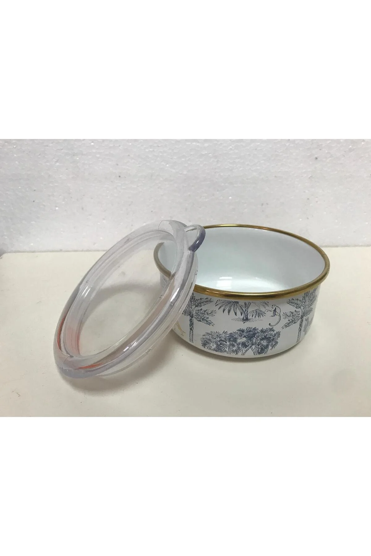 ظرف نگهدارنده ظروف ذخیره سازی مینای گیاه شناسی TOILE BLUE WHITE English Home